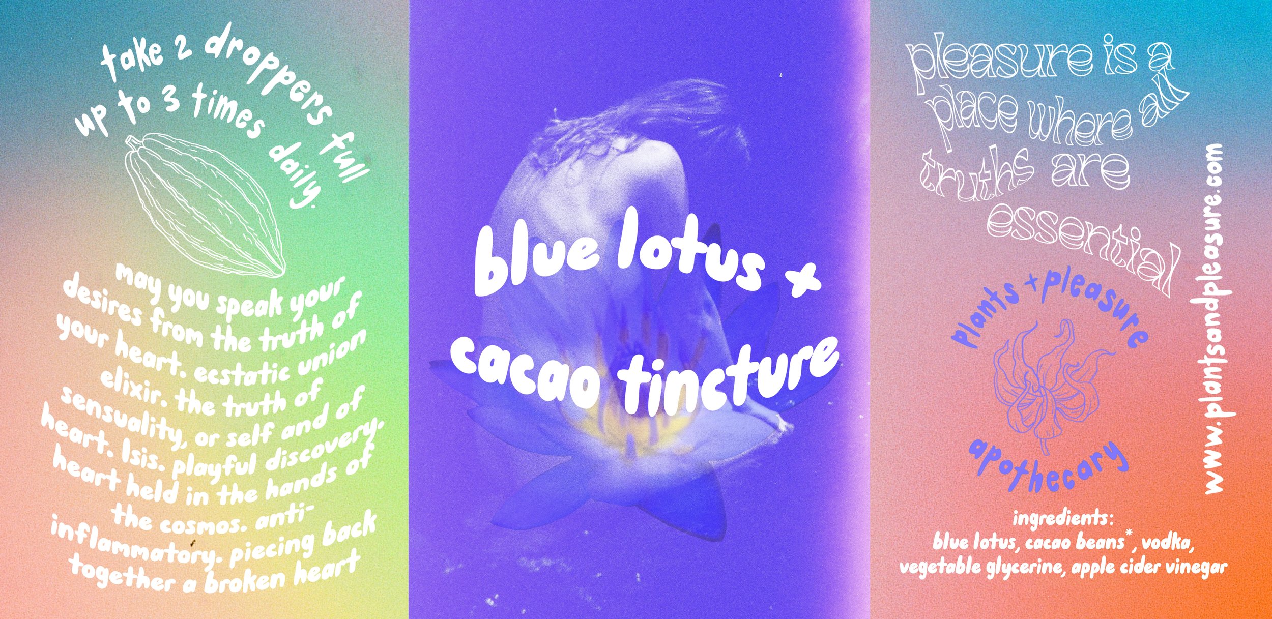 Blue Lotus and Cacao Tincture