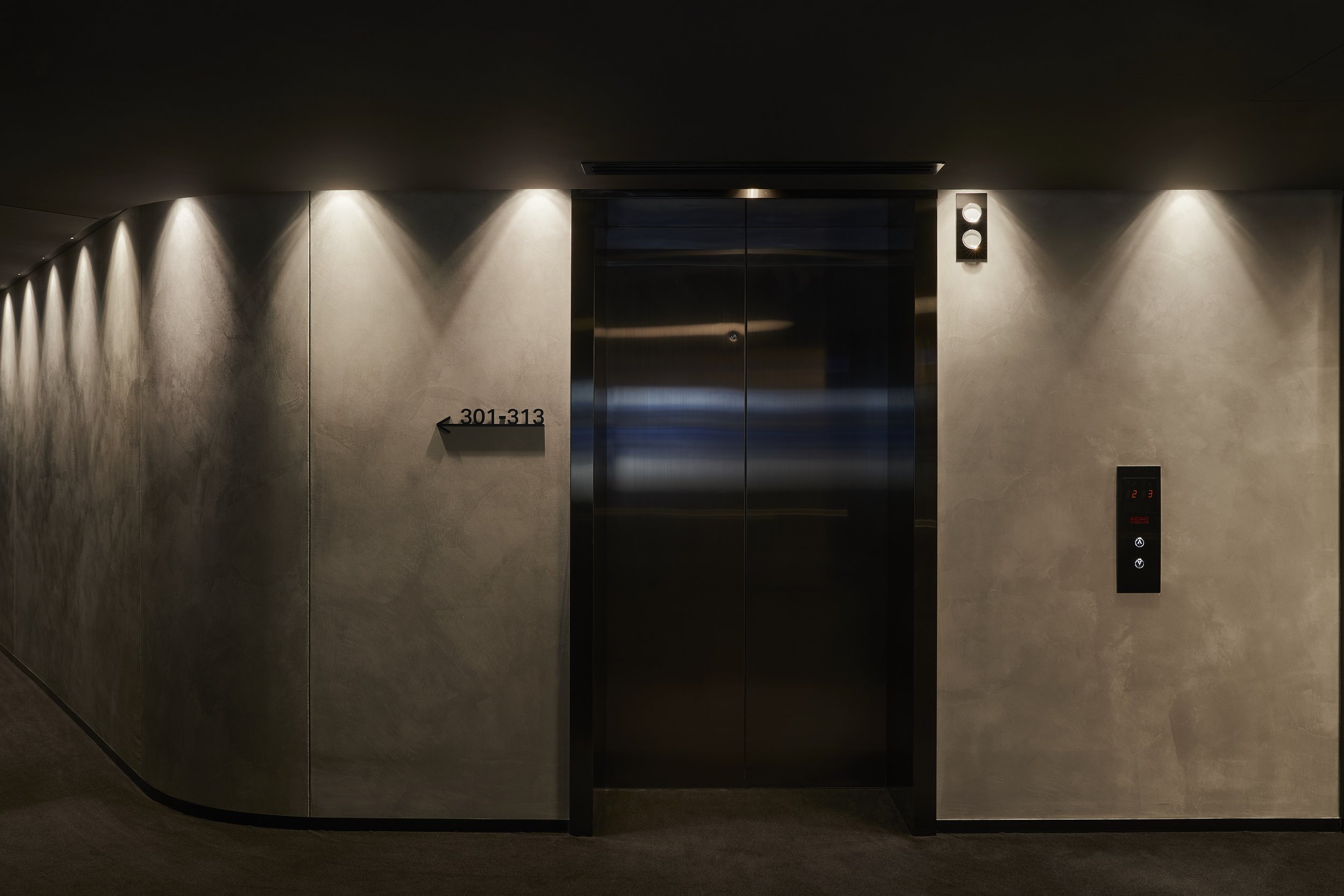 Architecturally integrated ID and wayfinding signage at key guest touch points forms an integral part of the elevated A by Adina experience at its newly built Canberra location.