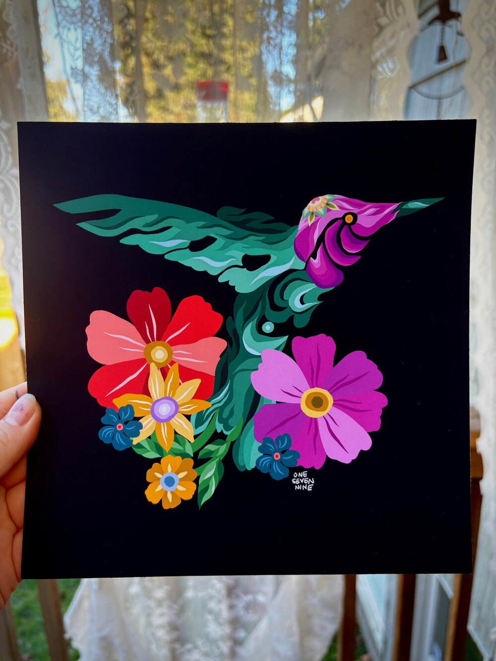 Gloria Hummingbird Print