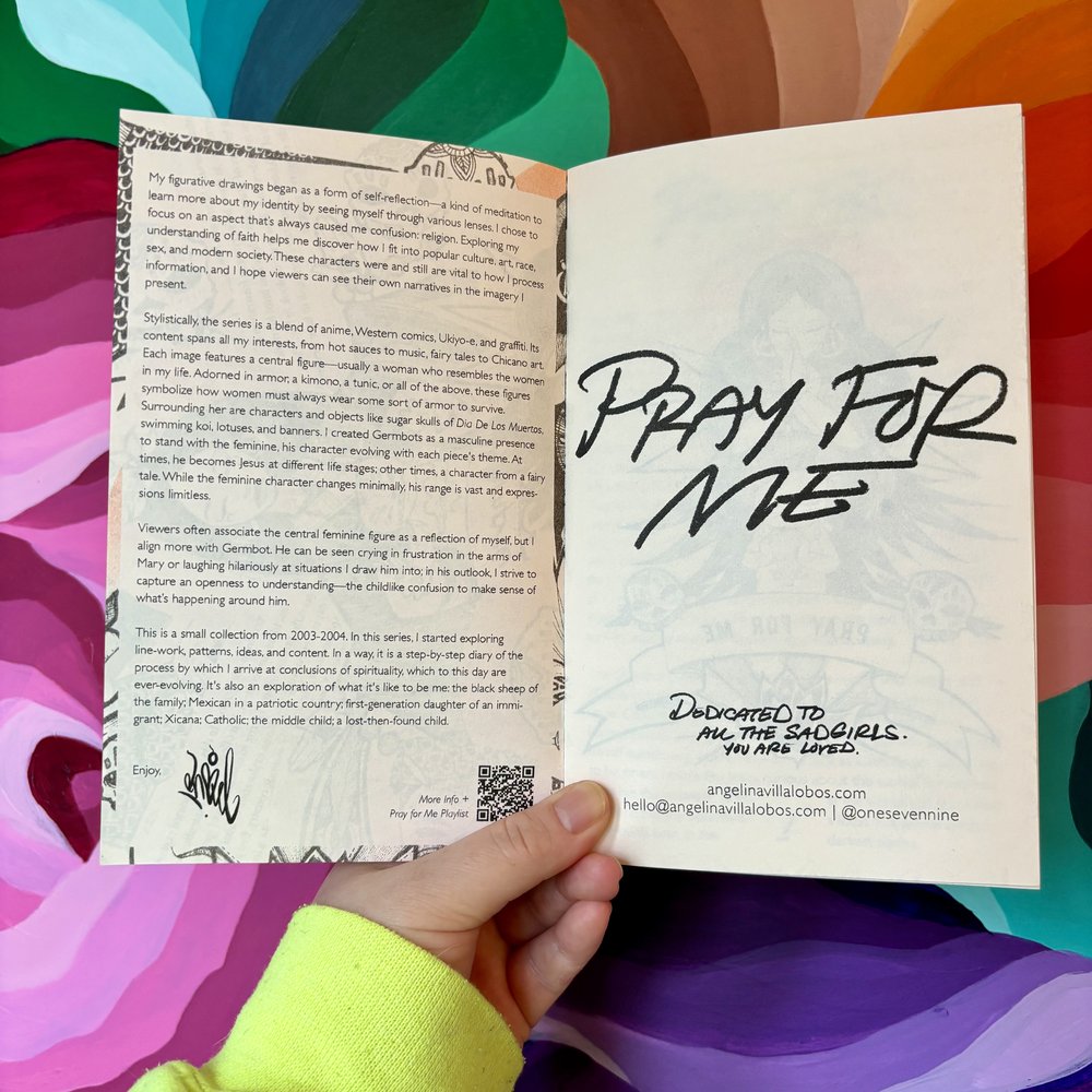 Pray For Me Riso Printed Zine