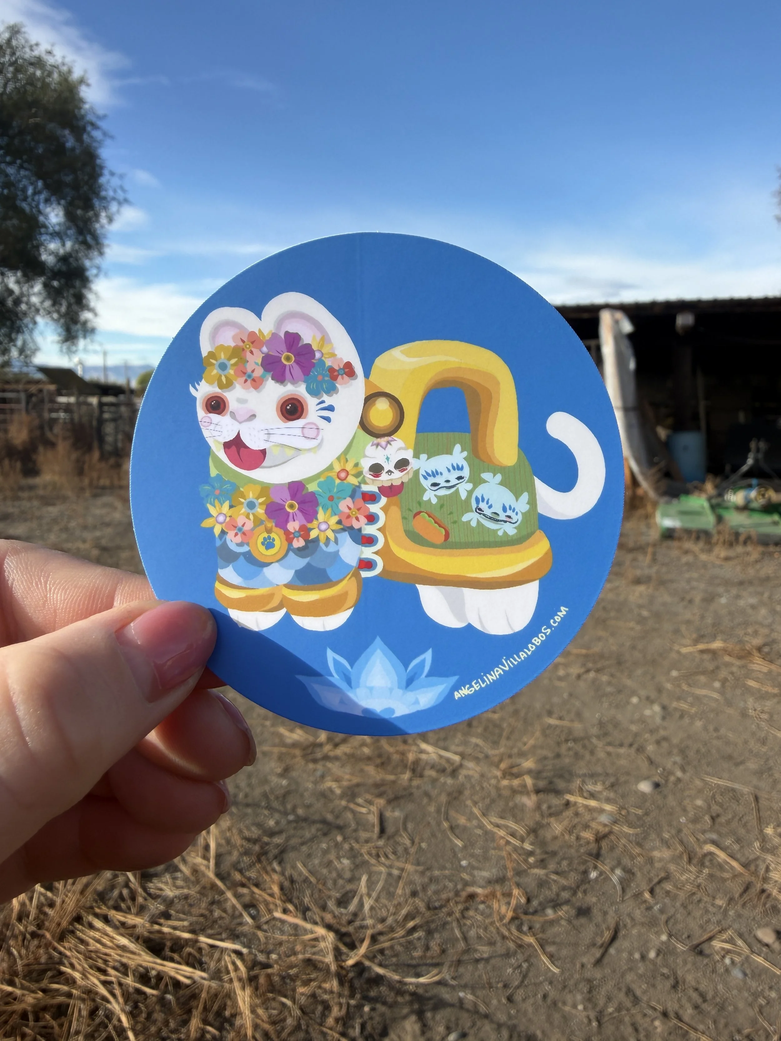El Gato Vinyl Sticker
