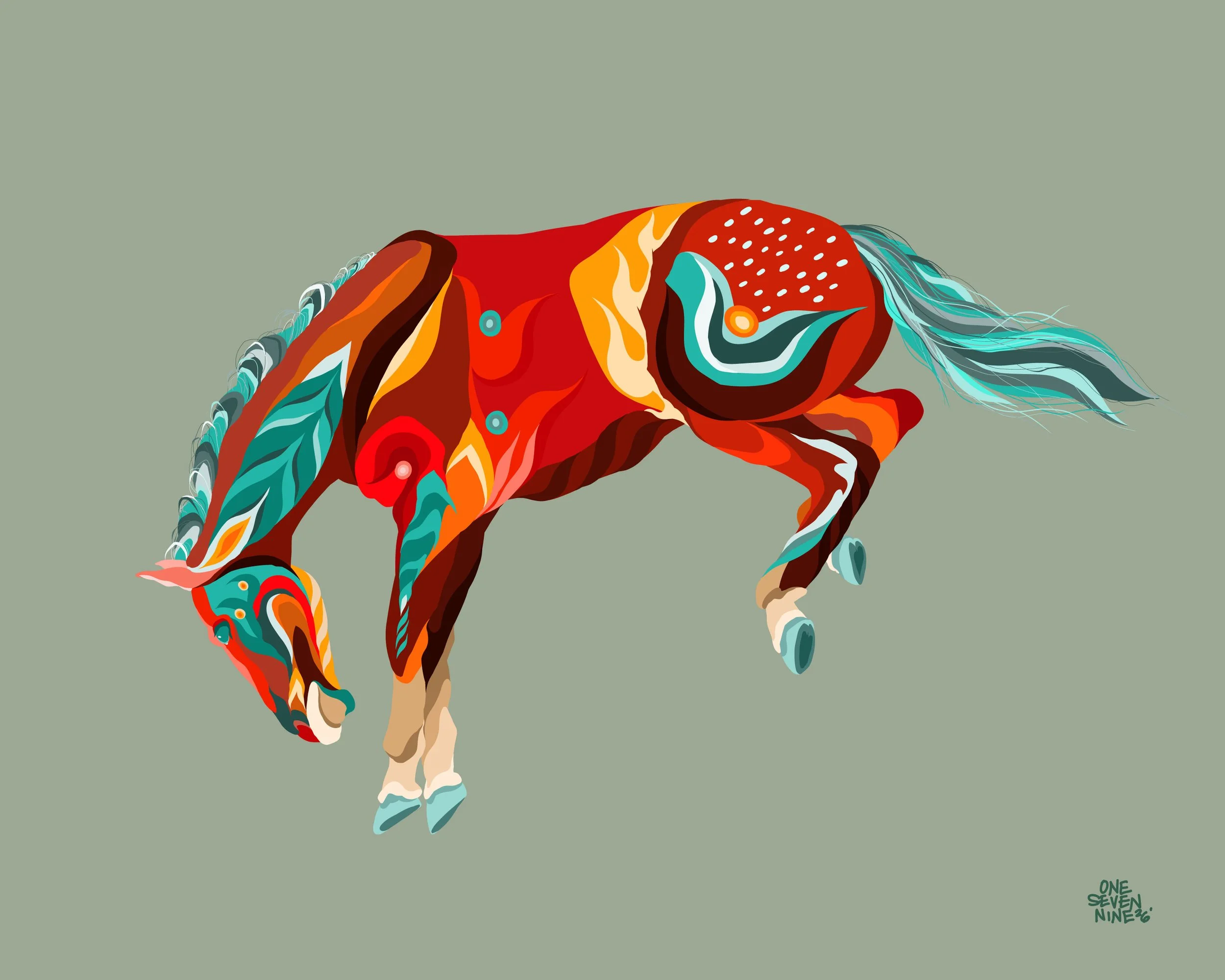 Stallion Giclee Print