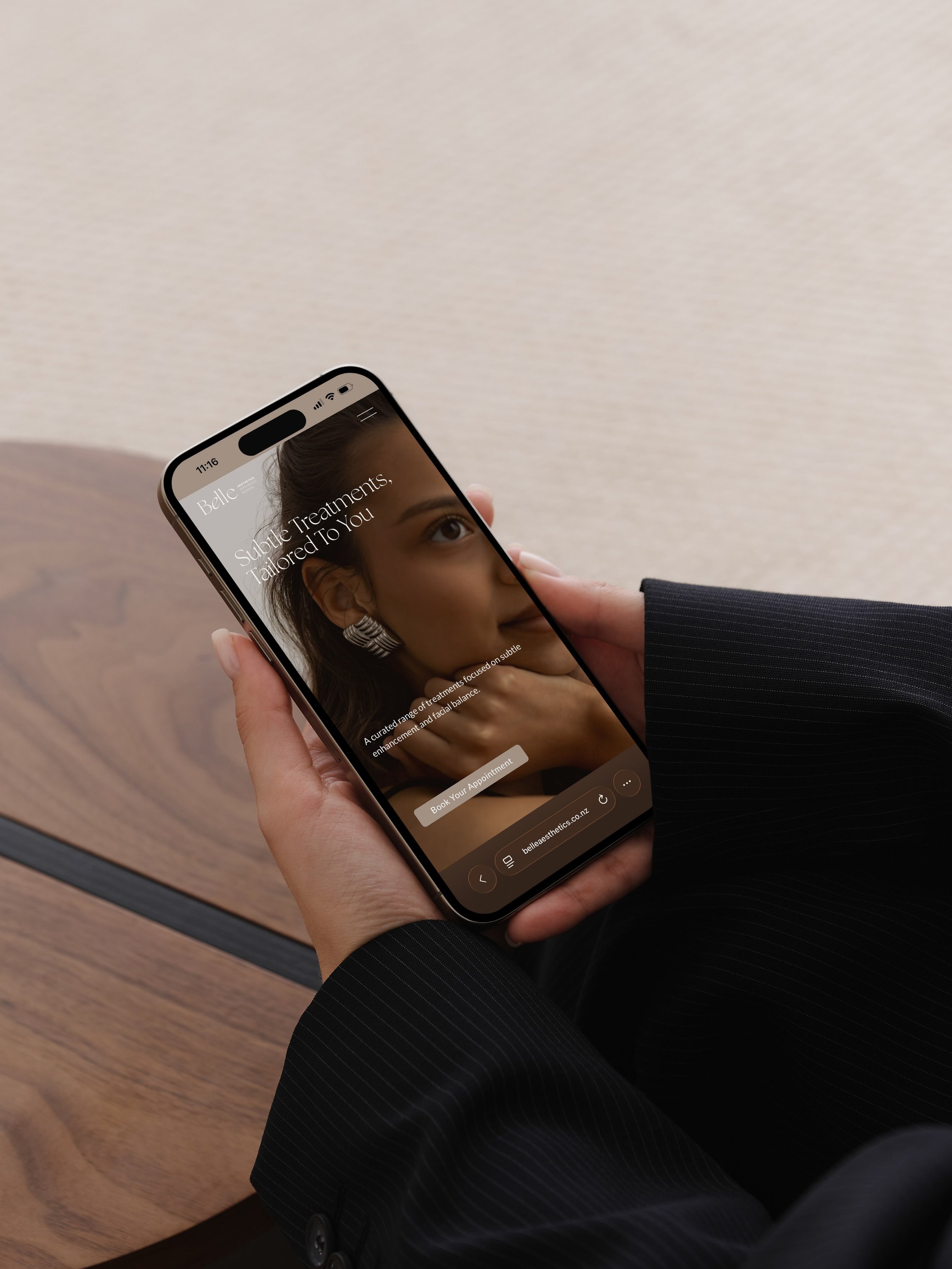 Putting the finishing touches on @belle_aestheticsnz site &amp; feeling so honored to have supported her through so many parts of her business journey so far 🥹

Over the last two years we&rsquo;ve slowly continued refining her brand experience from 