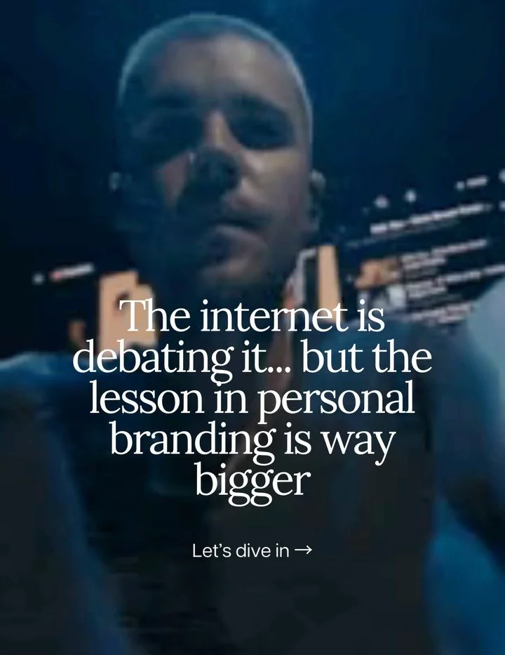 Love him or hate him, he just served a masterclass in personal branding &amp; here&rsquo;s what you can take from it 🤏🏼🤏🏼