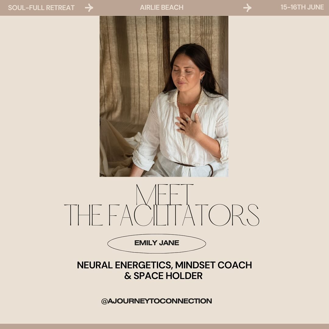 Introducing our next facilitator for the Soul-Full Retreat, Emily from @ajourneytoconnection @ajourneytoconnection_retreats ✨

Emily serves as an intuitive guide, creating beautiful spaces for body-centred practices and heartfelt journeys into inner 