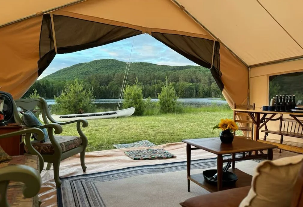 Only a couple weekends left to wake up to this beautiful view on our private lake to sounds of the loons.