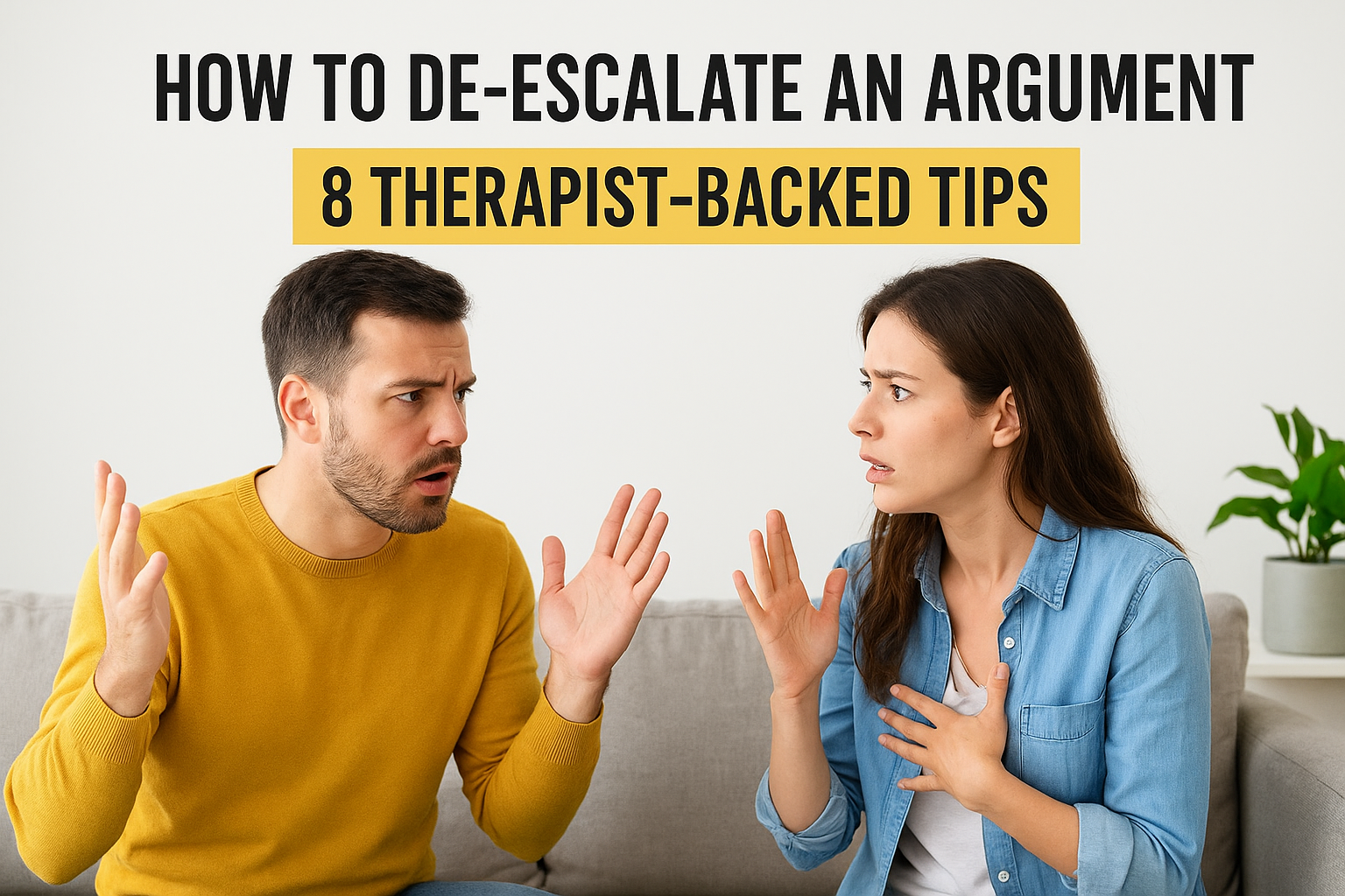 How To De-Escalate An Argument: 8 Therapist-Backed Tips