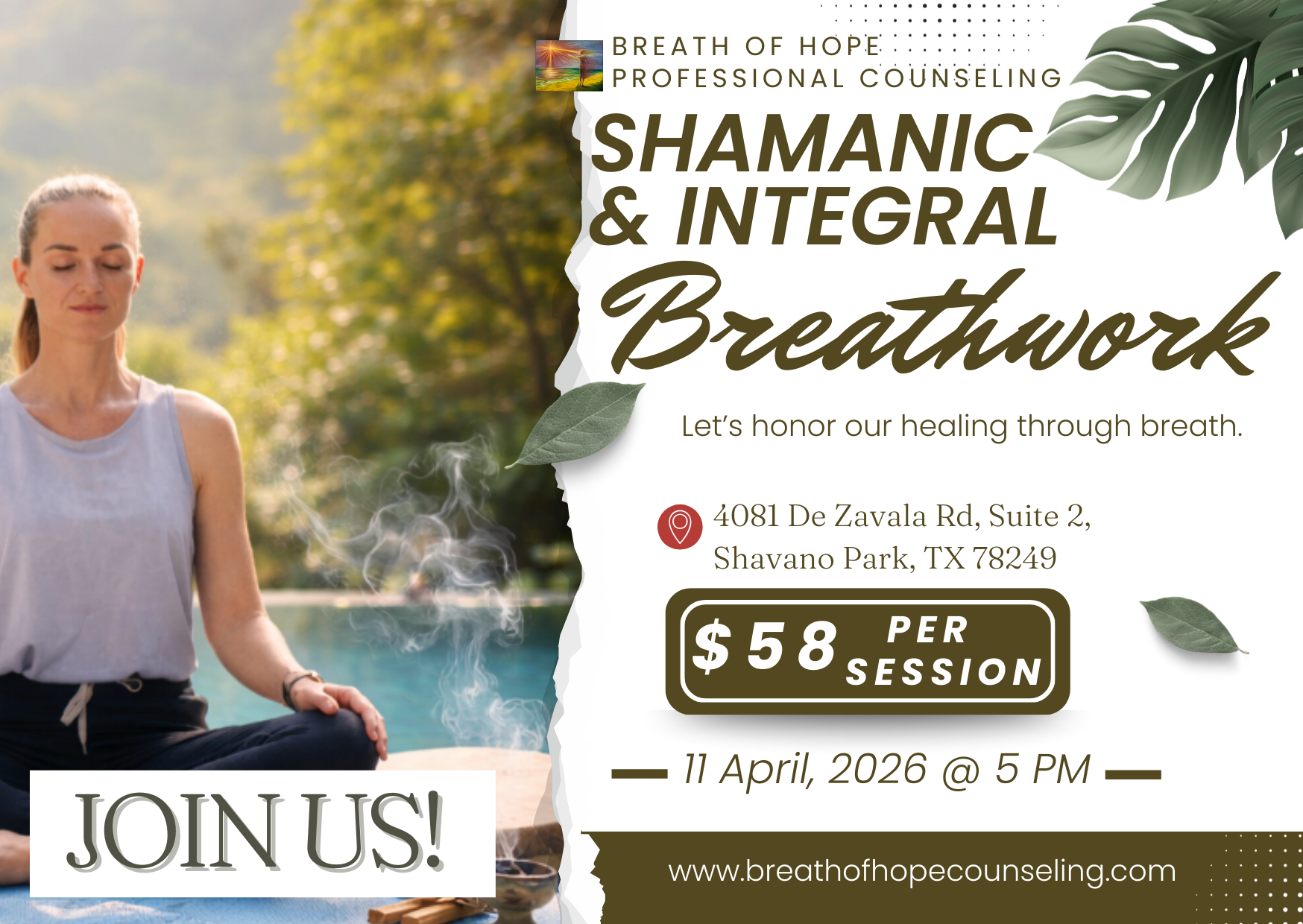 Transform Through Breath: Shamanic &amp; Integral Breathwork