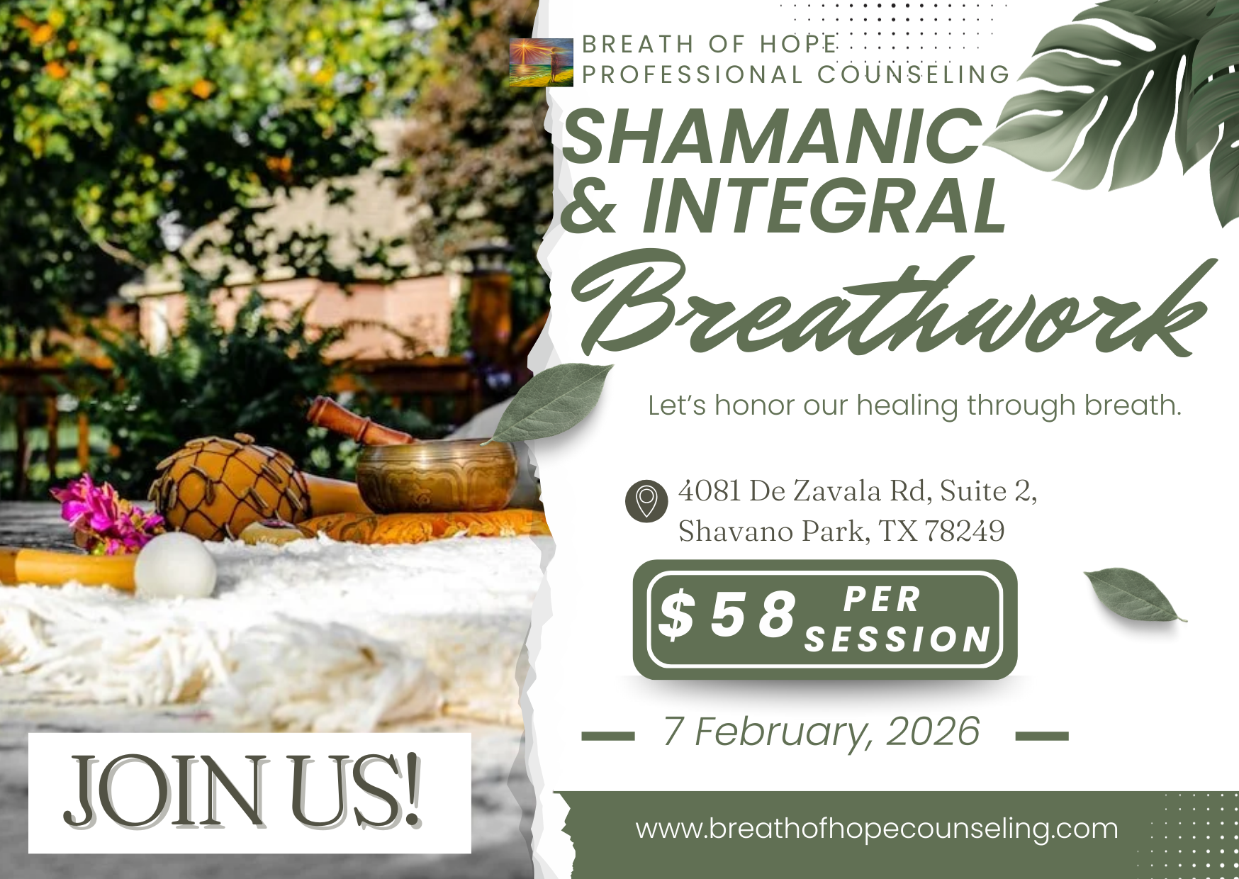 Shamanic & Integral Breathwork | February 7, 2026
