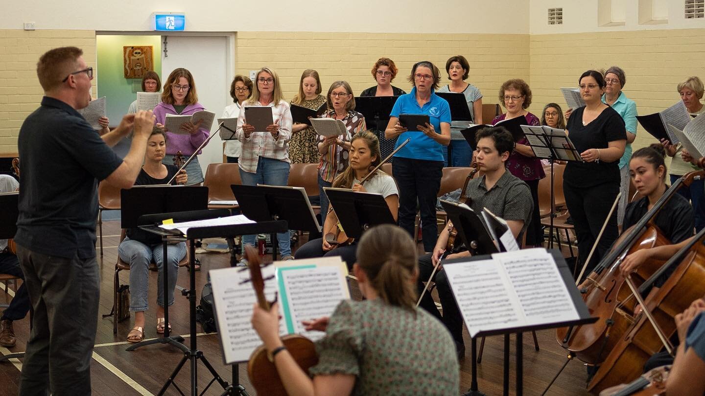 Choir, orchestra and soloists ready to sing the roof off St Joseph&rsquo;s Subiaco this Sunday for our big Easter concert.