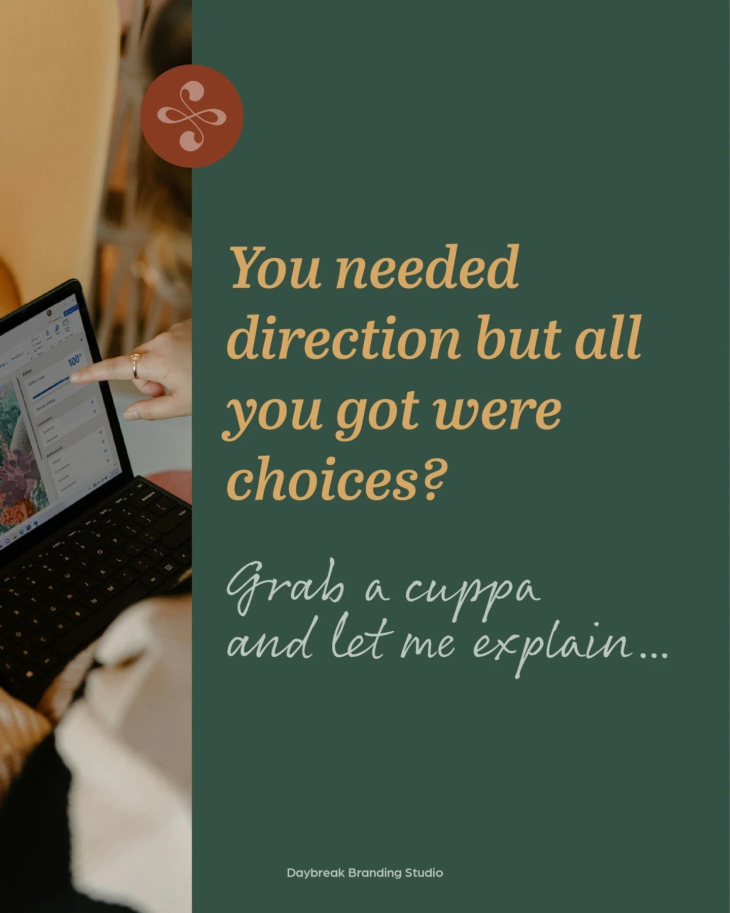 My design packages explained.

It's not always easy to understand branding if you're not in the industry, and I'm determined to keep you informed every step of the way.
Still didn't quite fit your needs?
Follow the link in my bio to get in touch dire