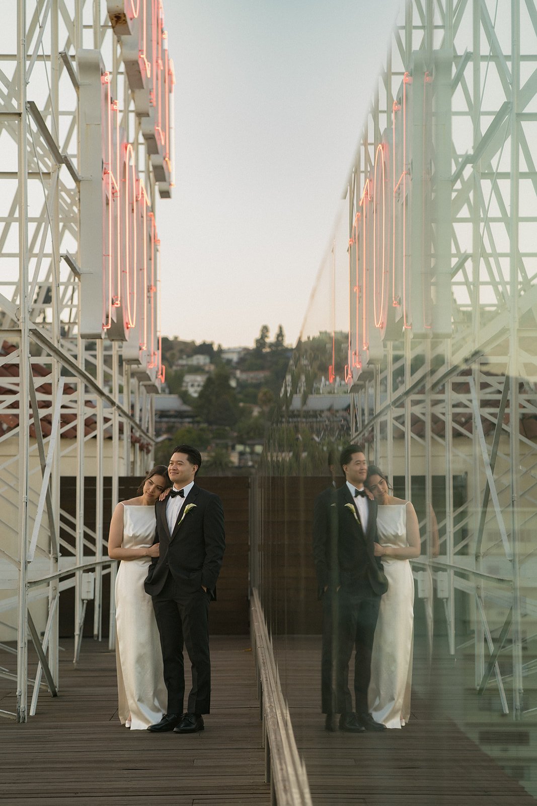 wedding at the hollywood roosevelt hotel in los angeles