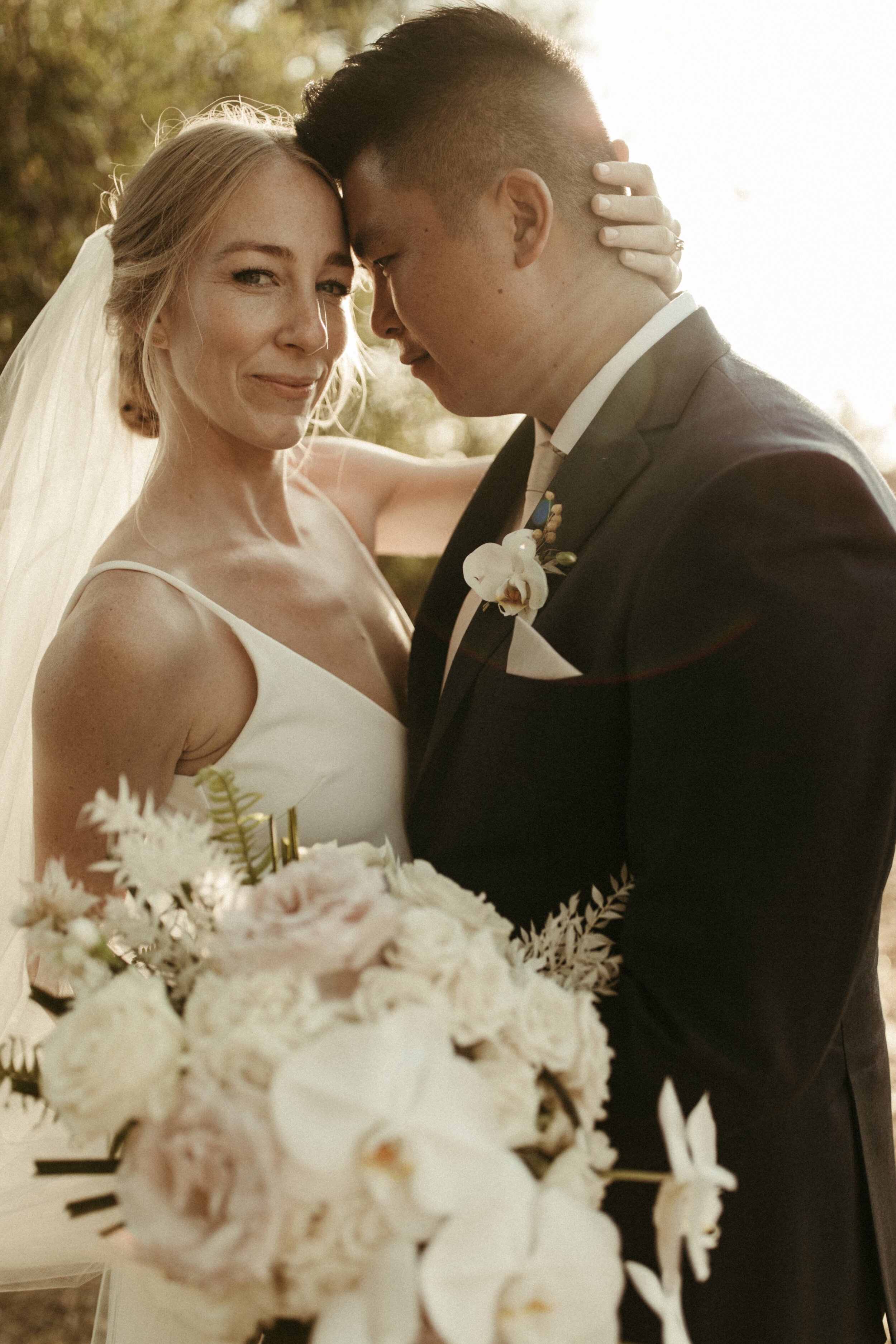 natural makeup and boho, romantic hairstyle for santa barbara bride (Copy)