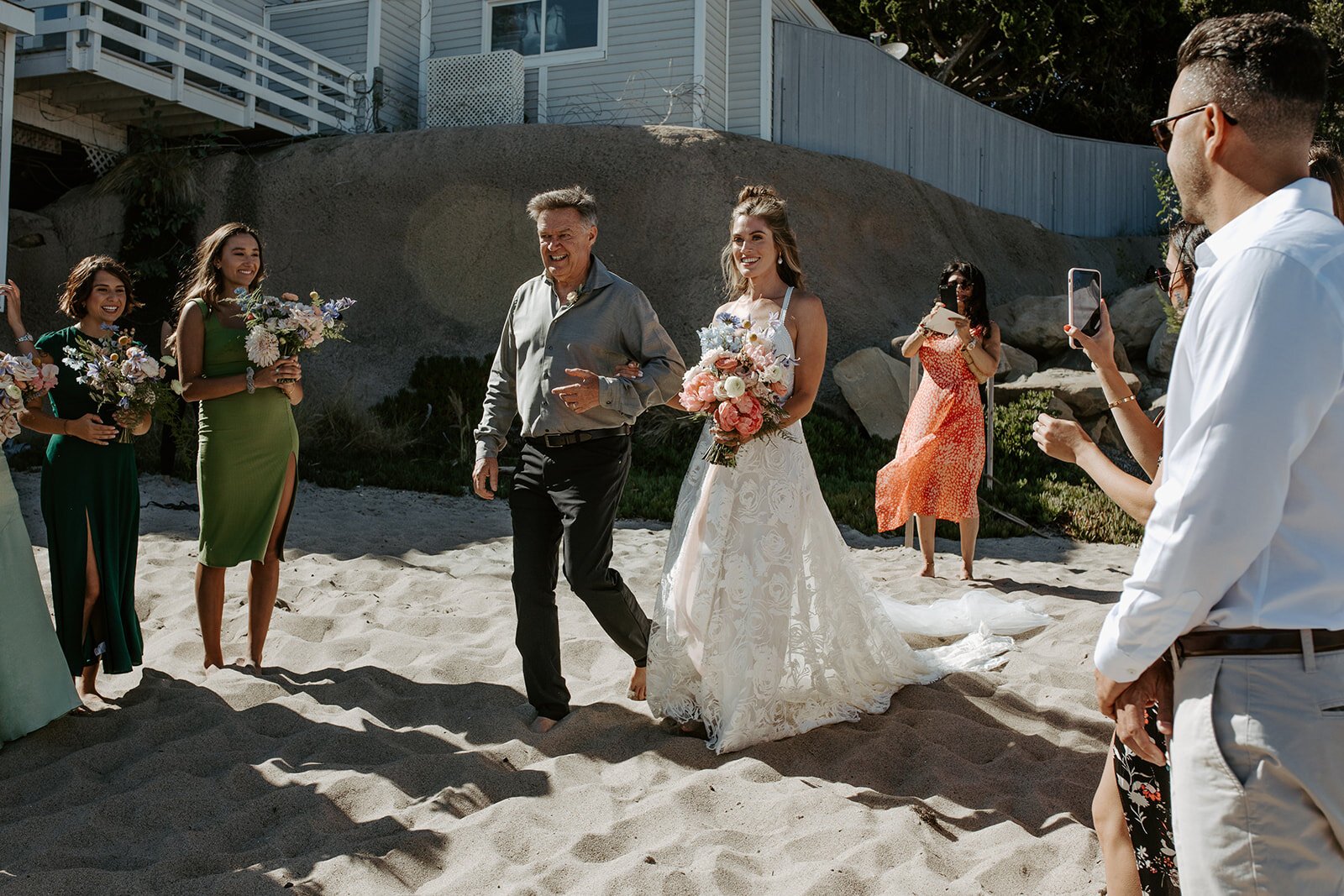 west coast beach wedding ceremony in malibu (Copy)