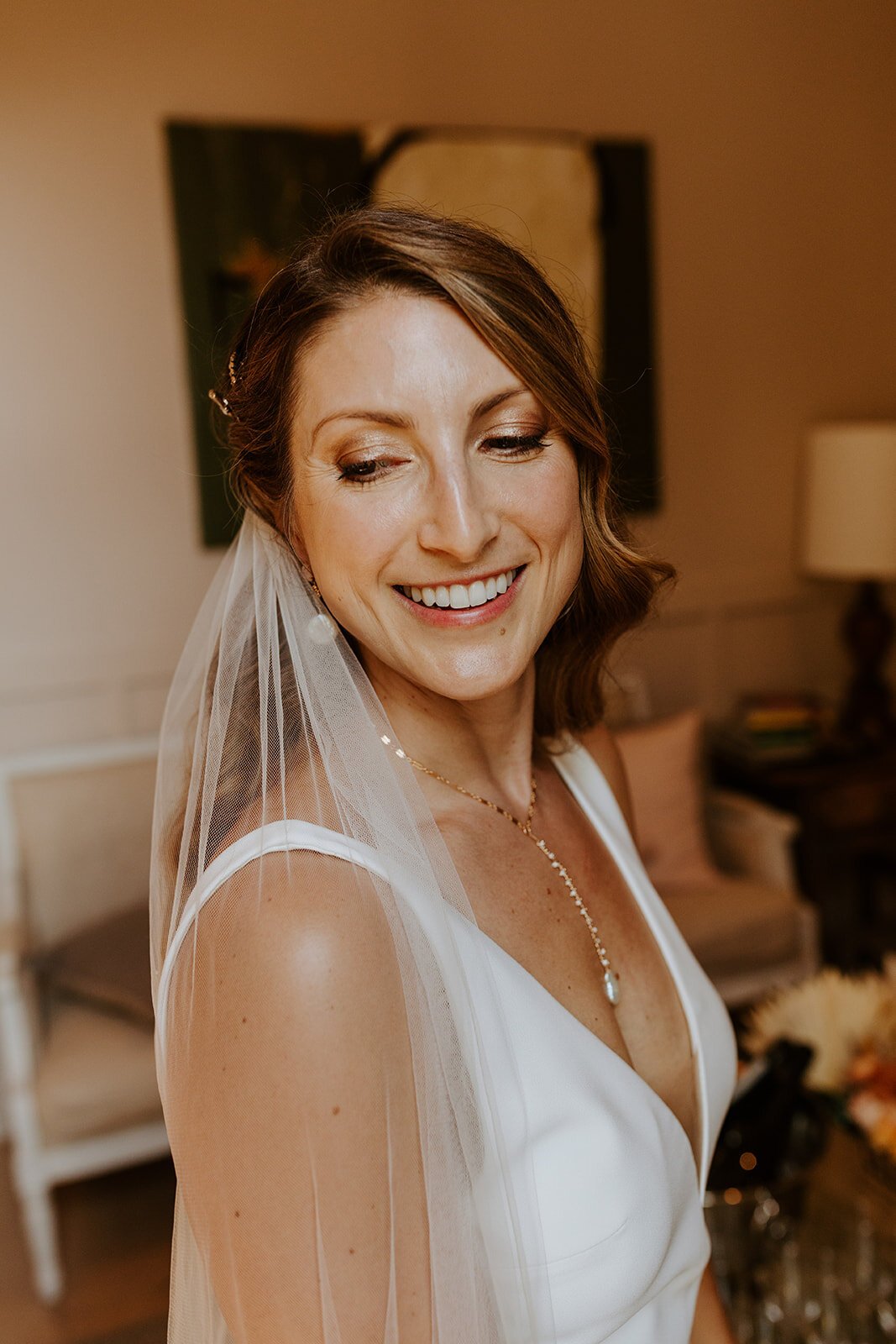 gold eyes and natural airbrush foundation for costa mesa bride's covid wedding (Copy)