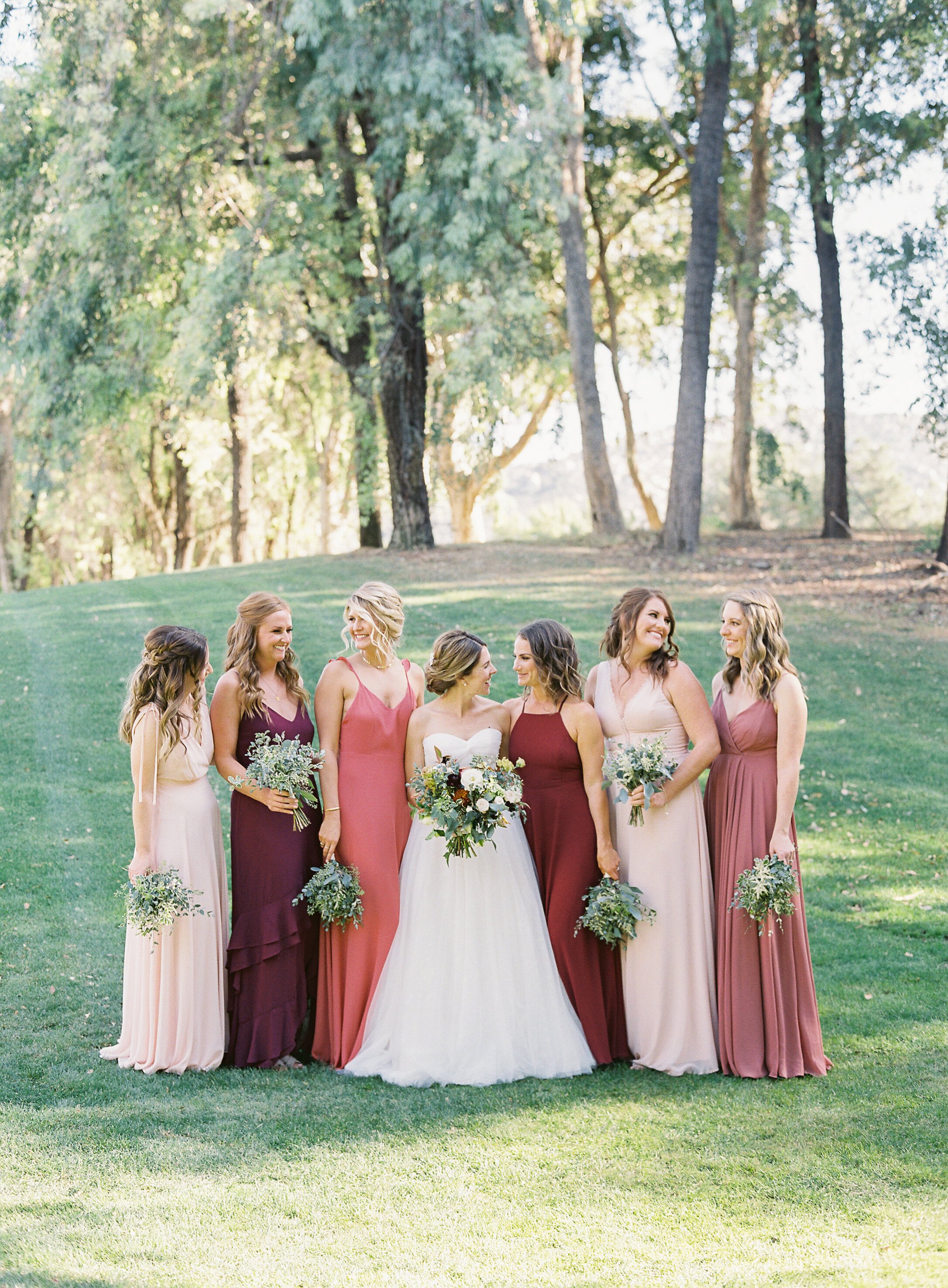 romantic and effortless boho hair and makeup for this temecula bridal party (Copy)