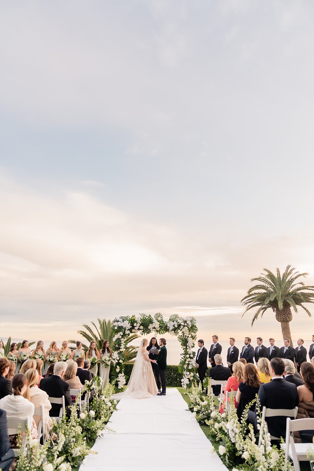 bel air bay club wedding on the coast in pacific palisades