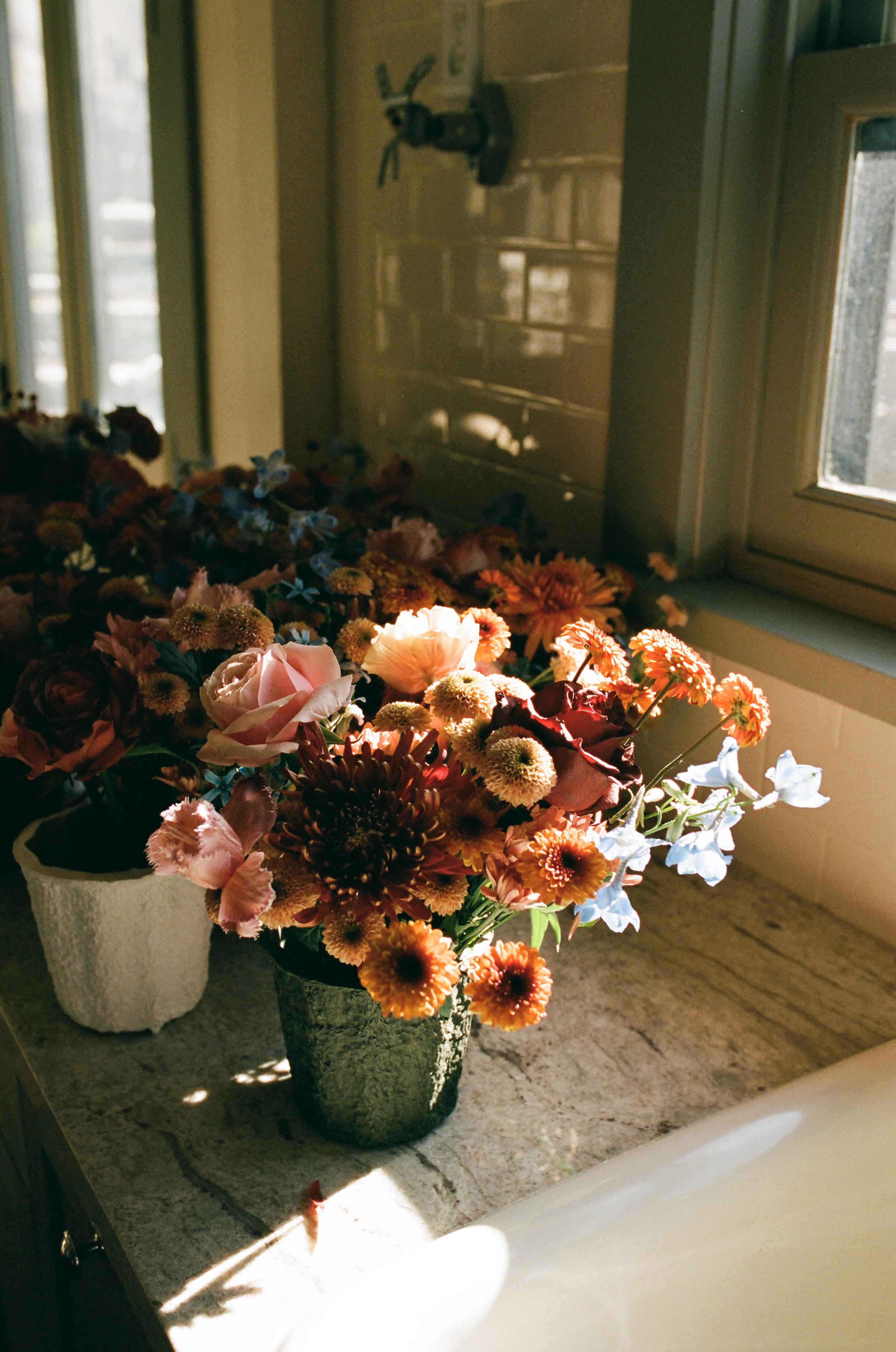 gorgeous floral bouquet captured on film
