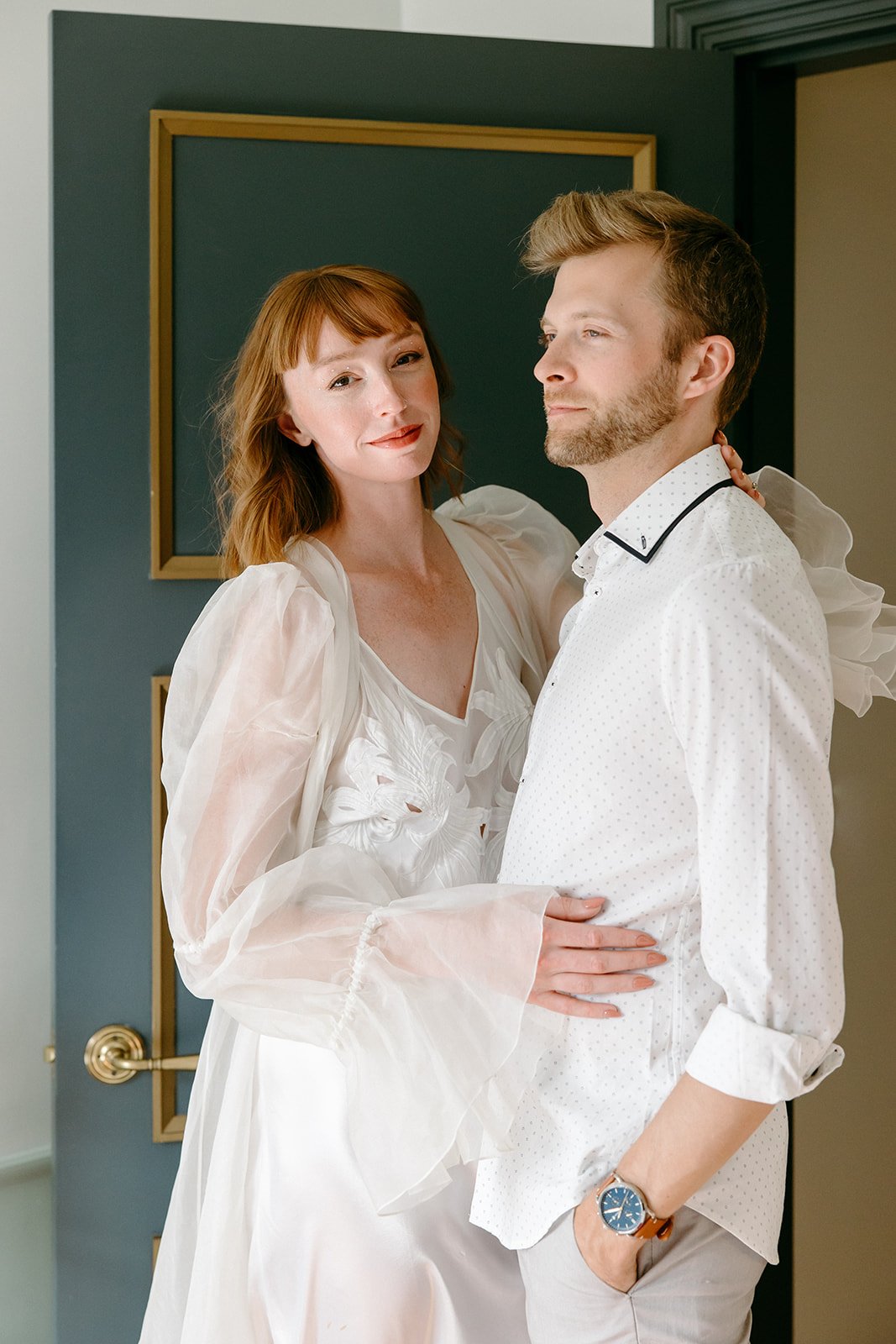LA couple share intimate morning the day of their elopement