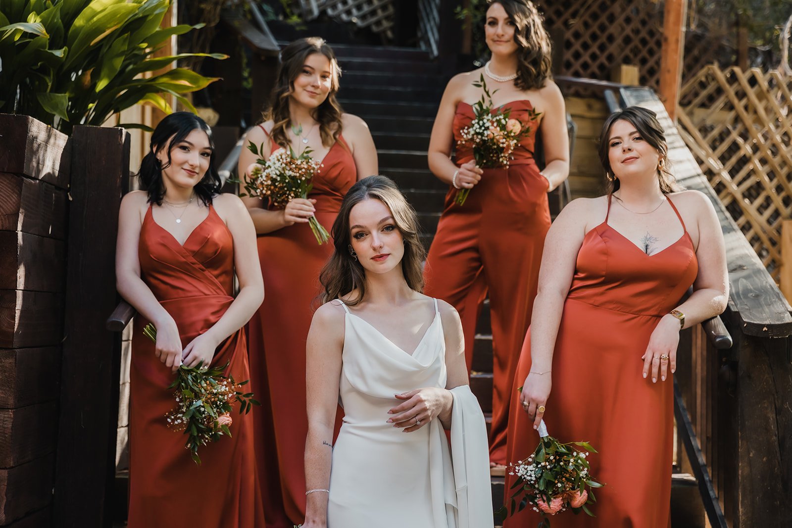 the 1909 in topanga canyon was a gorgeous rustic and romantic setting for this bride's destination wedding