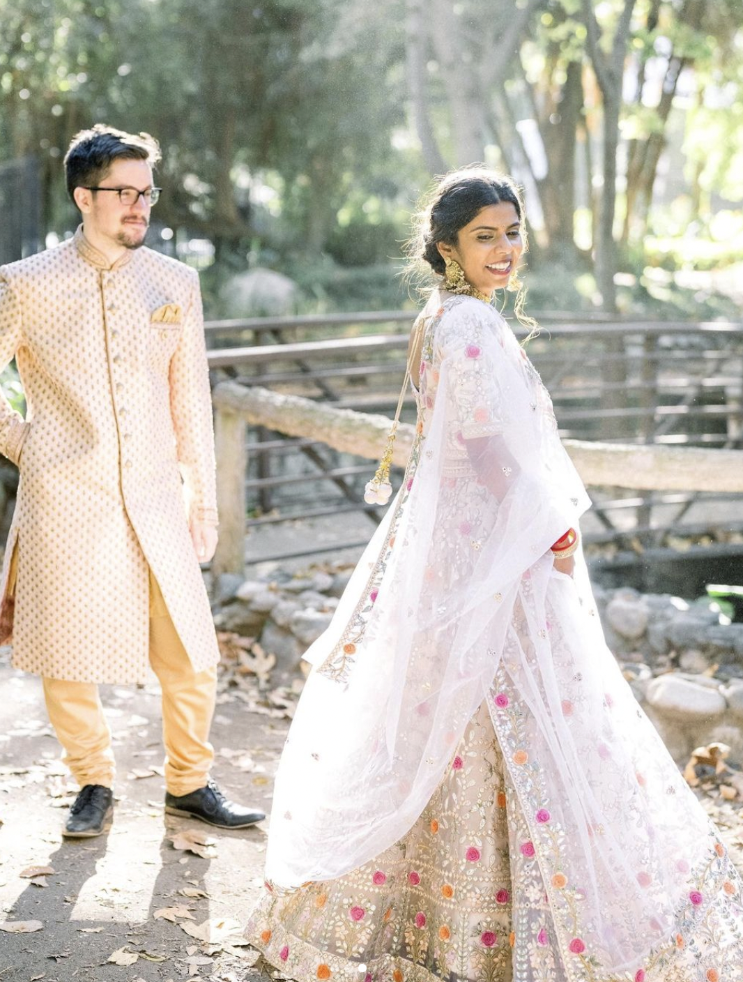 indian fusion wedding ceremony and reception in los angeles, california