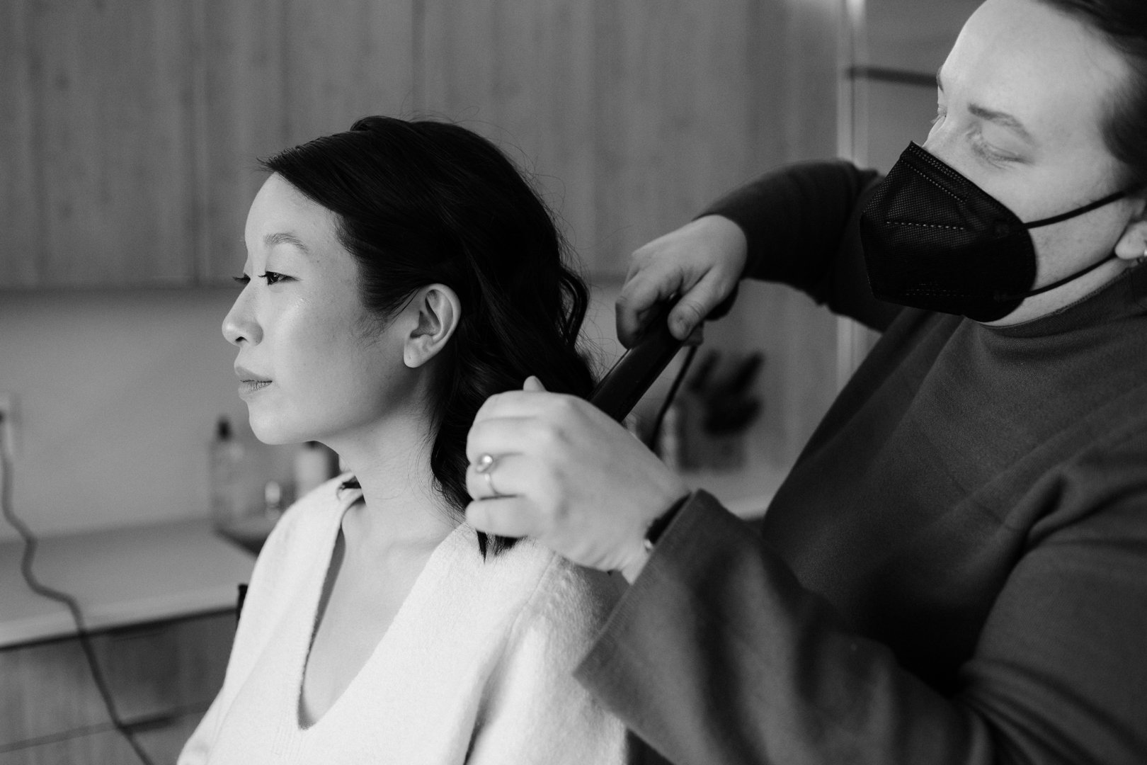LA hair and makeup artist creates stunning natural and romantic bridal look for joshua tree wedding