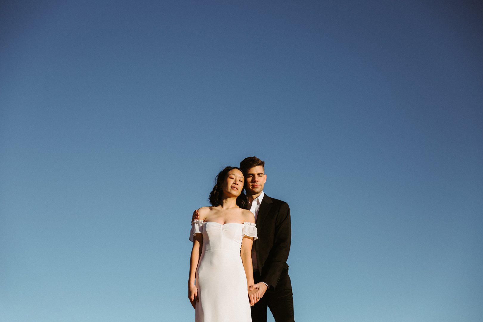 joshua tree wedding filled with intension and modern details