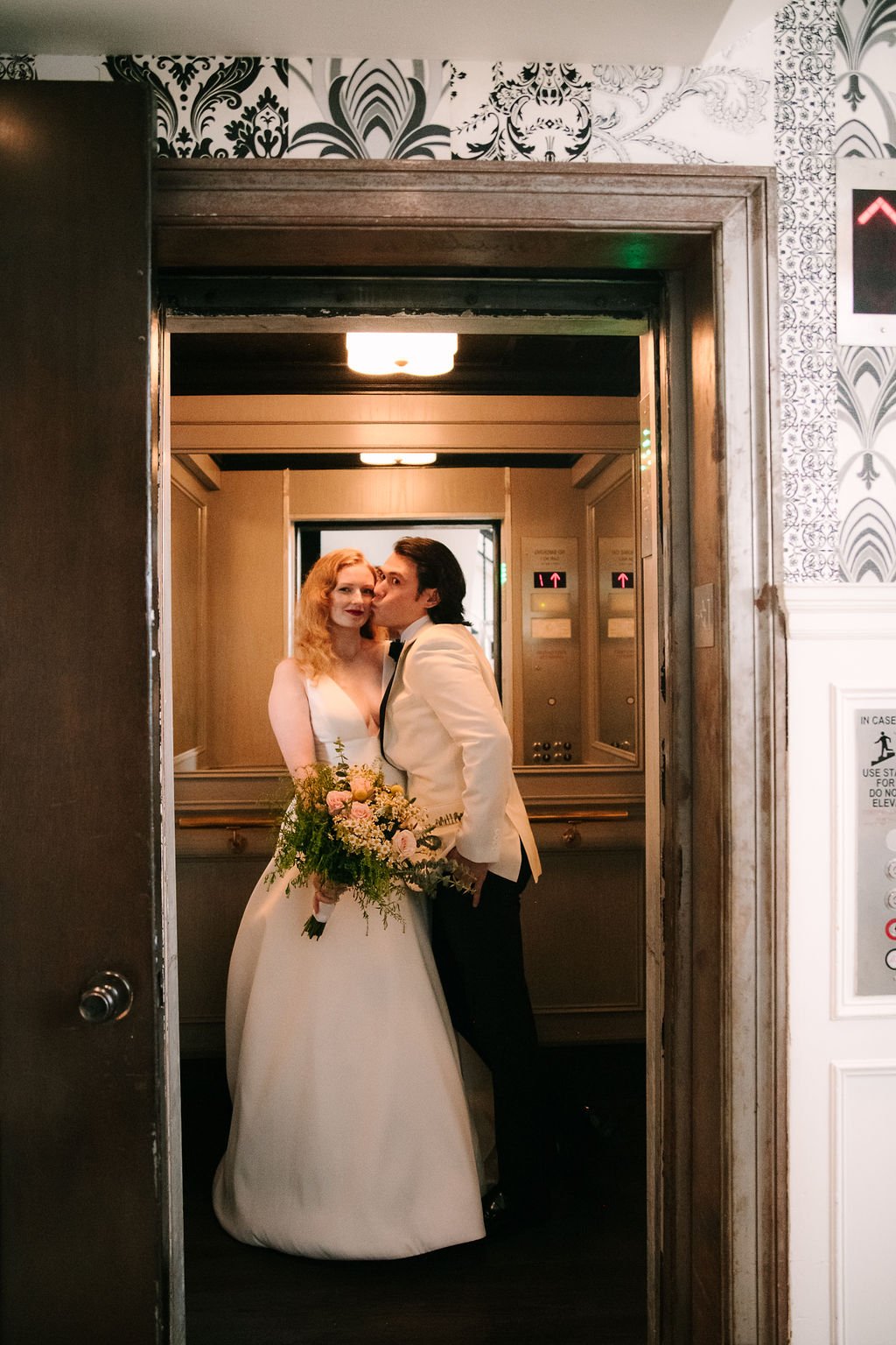 bridal portraits in the historic and iconic culver hotel in culver city, ca