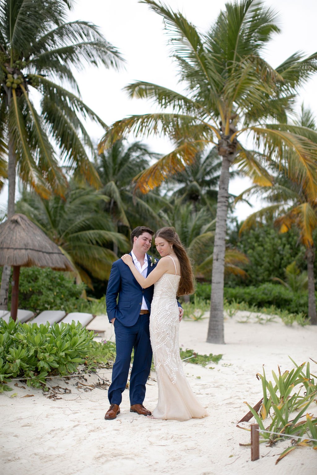 couple plans their dream mexico destination wedding at banyan tree mayakoba