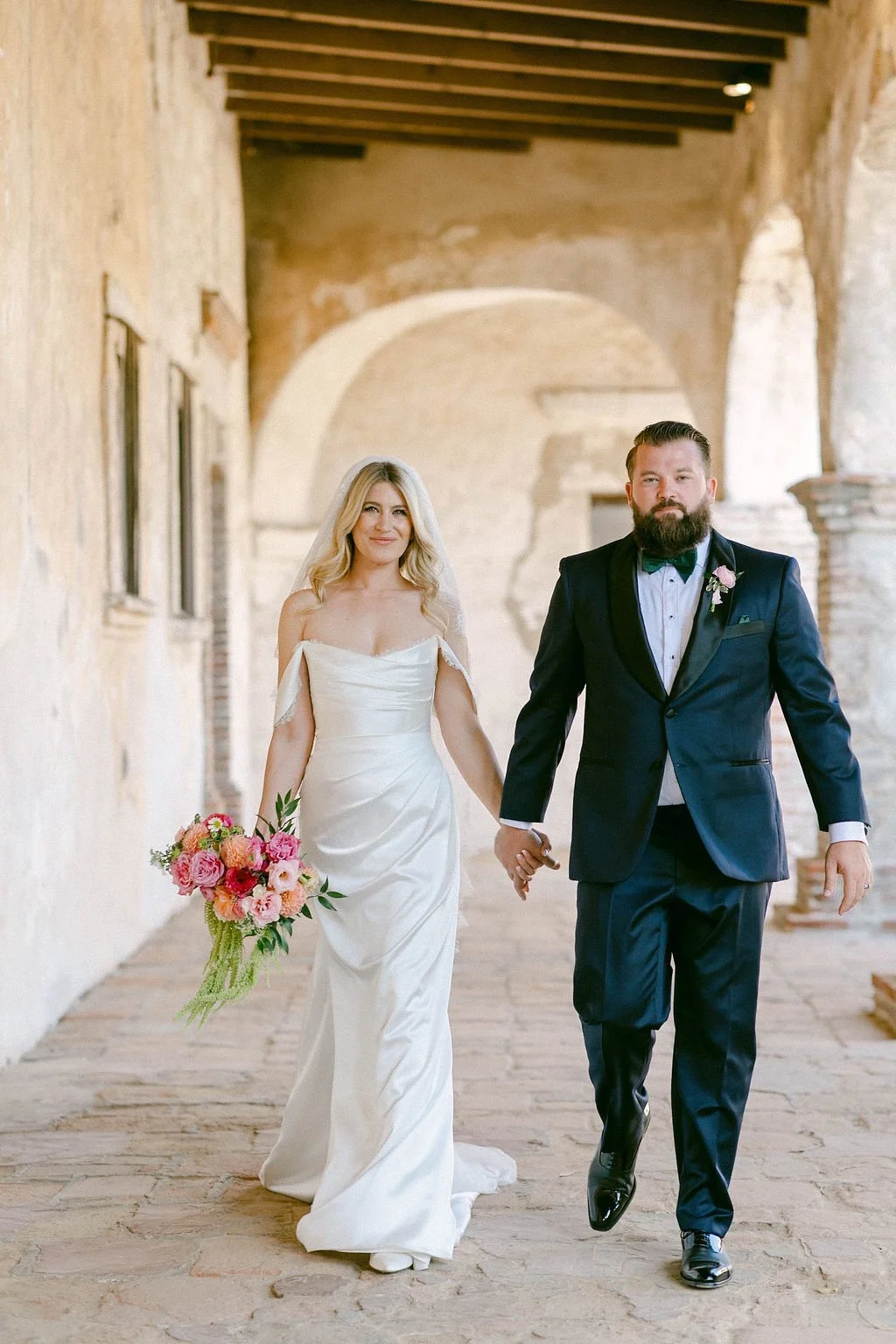 “Romantic Spanish Garden Wedding at Inn at Mission San Juan Capistrano with Aviation Touches” Published in California Wedding Day Magazine