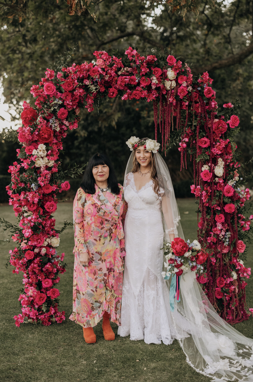 Fashion Designer Anna Sui Creates Custom Gown For Niece Isabelle Sui, Published in Over The Moon