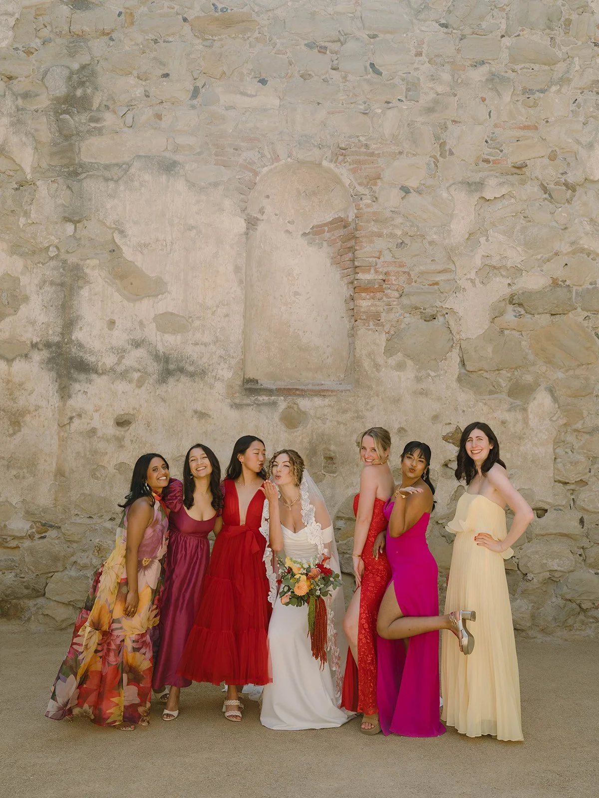 socal wedding at dreamy venue, serra plaza. Historic and filled with rich history, this venue provided the perfect site for this couple's wedding ceremony and reception.