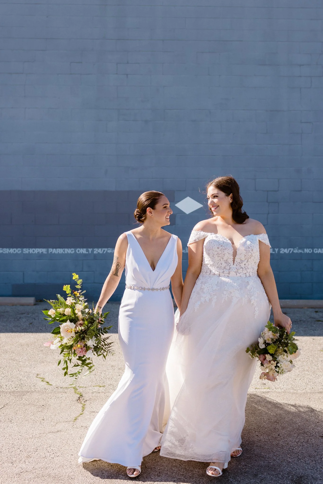 gorgeous and colorful los angeles wedding for same sex couple