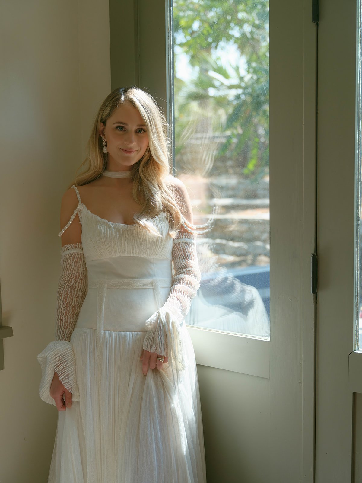 elegant santa barbara bridal look