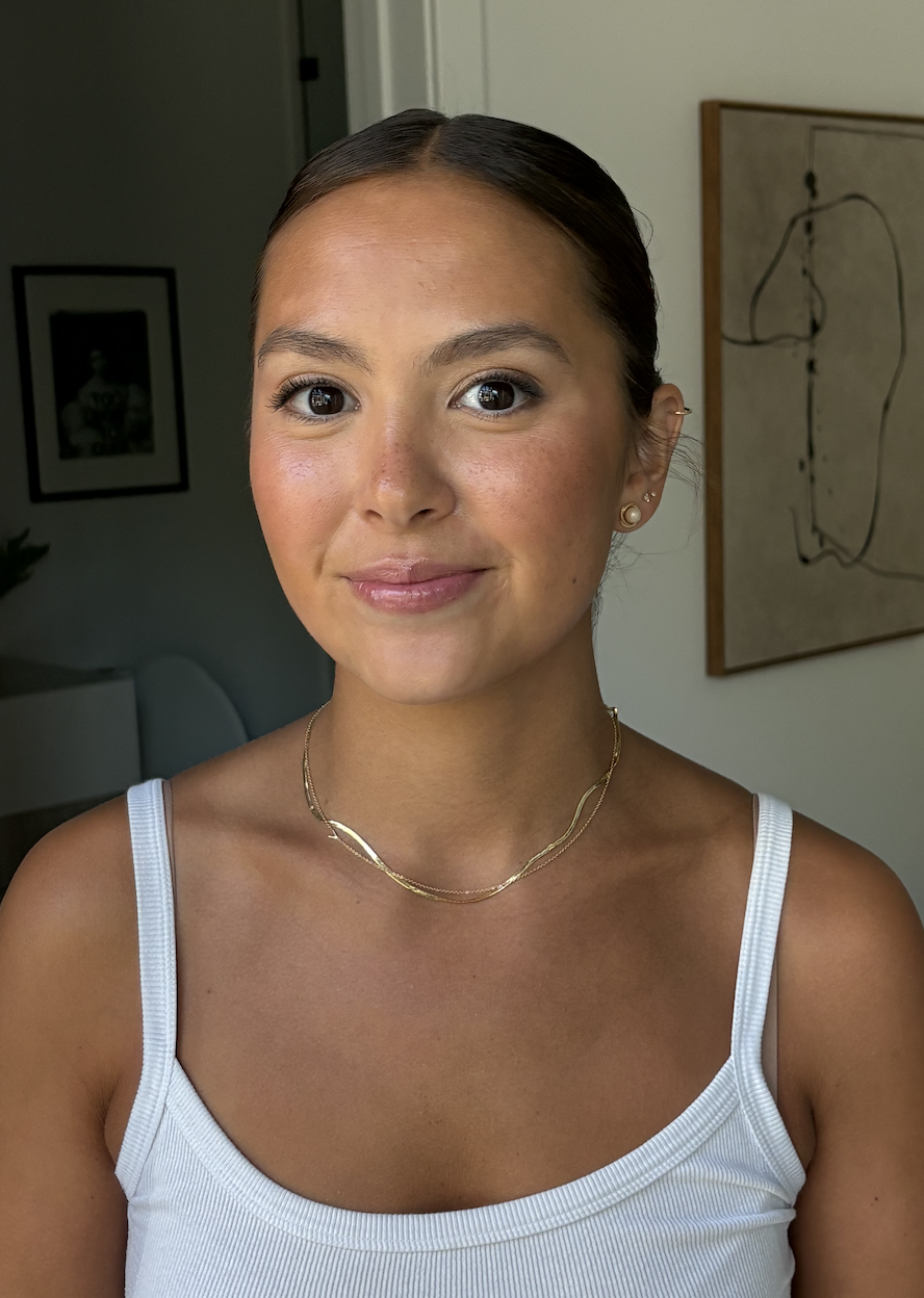 Airbrush application is faster than blending out liquid foundation with a sponge, which means I can deliver a flawless result while being efficient