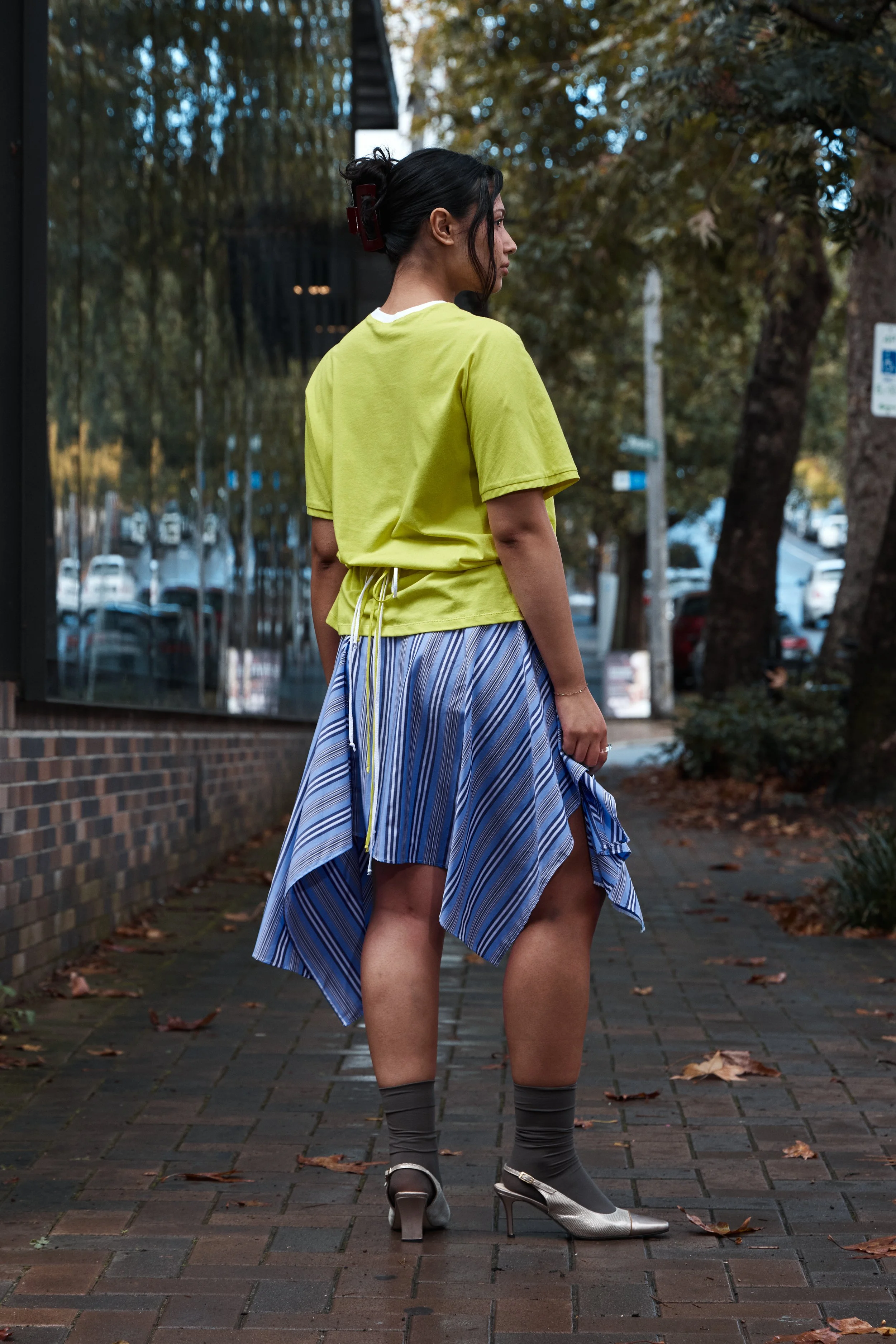 Quadrant Mini Skirt - River