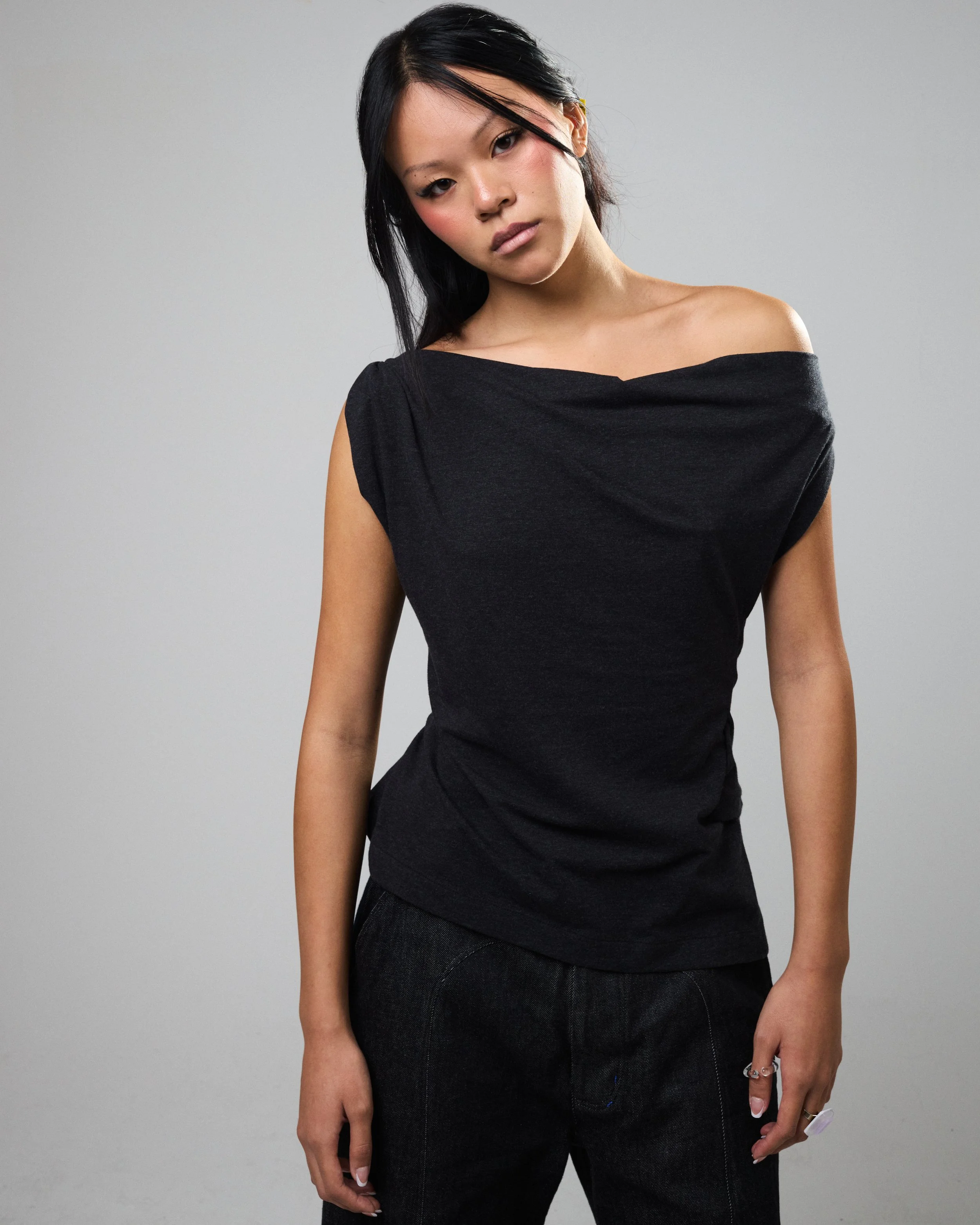 Twist Top - Charcoal