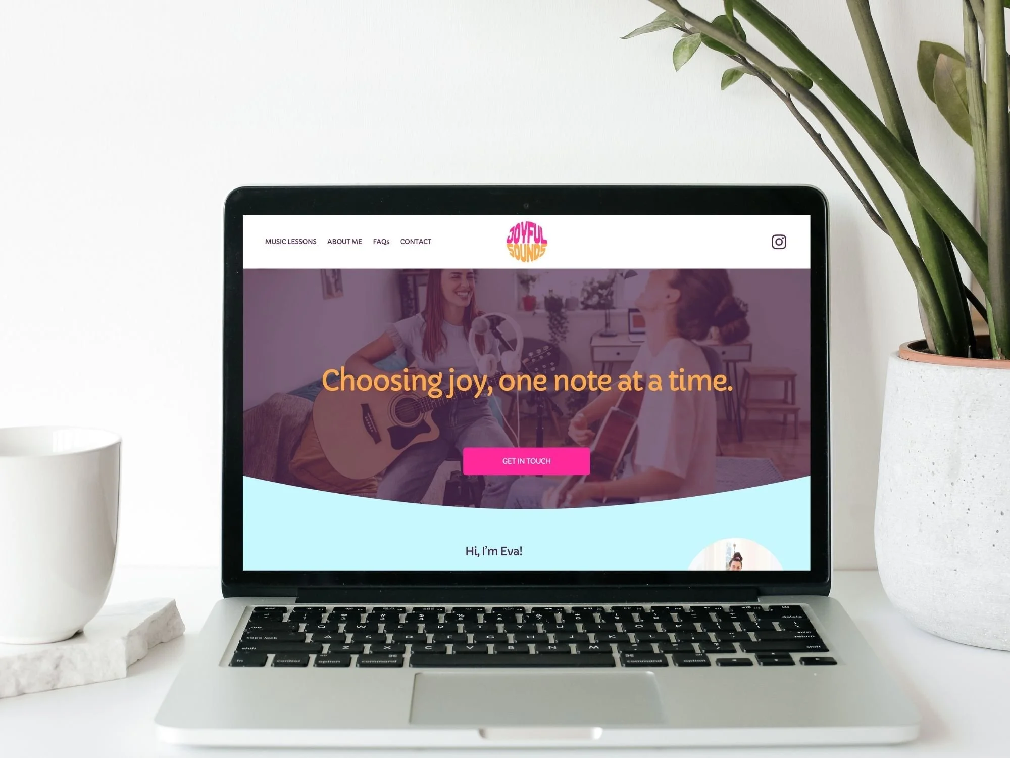 computer showing new website design for local Hawkesbury business