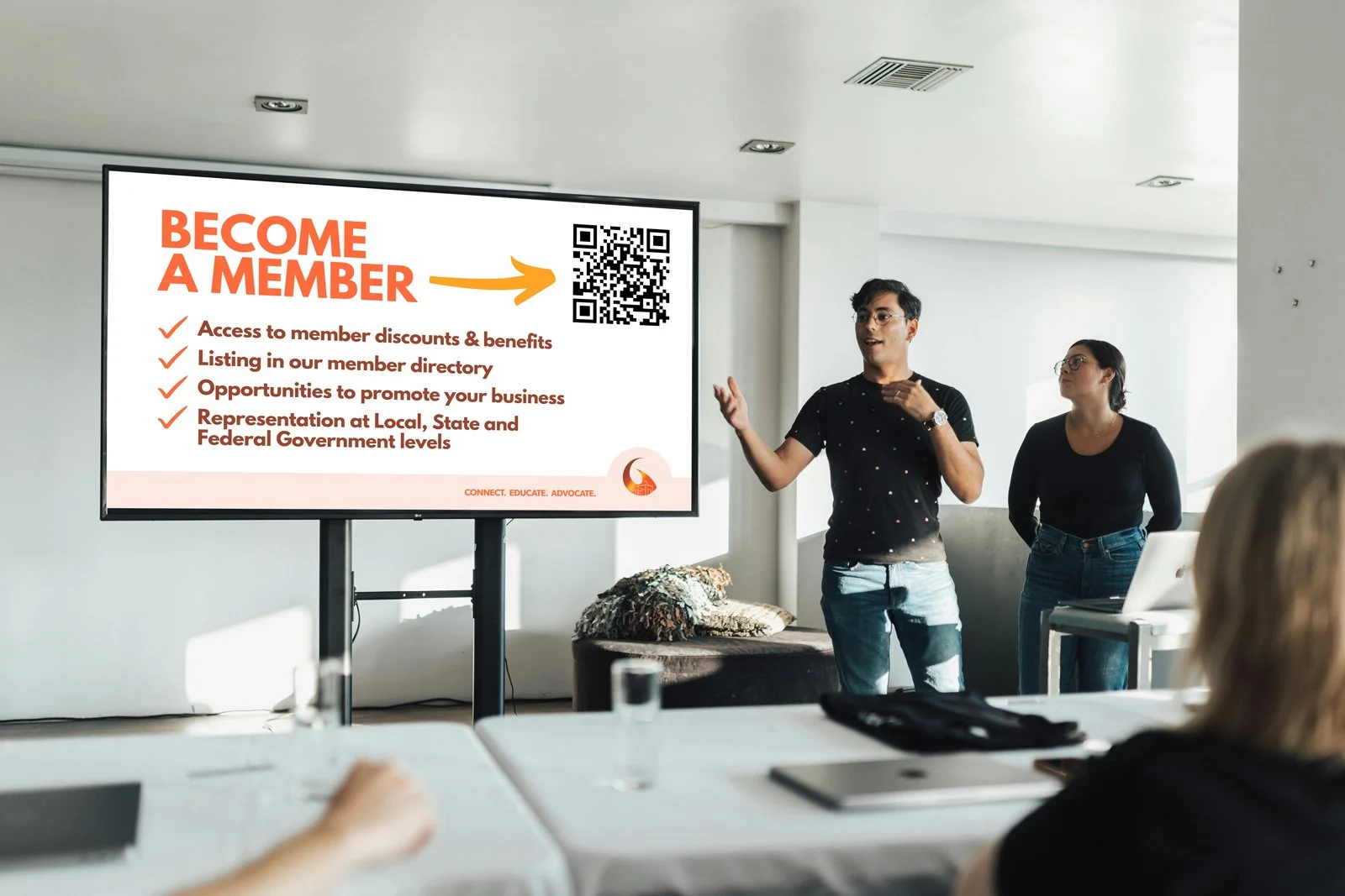 Slide Deck Design for Networking Meetings