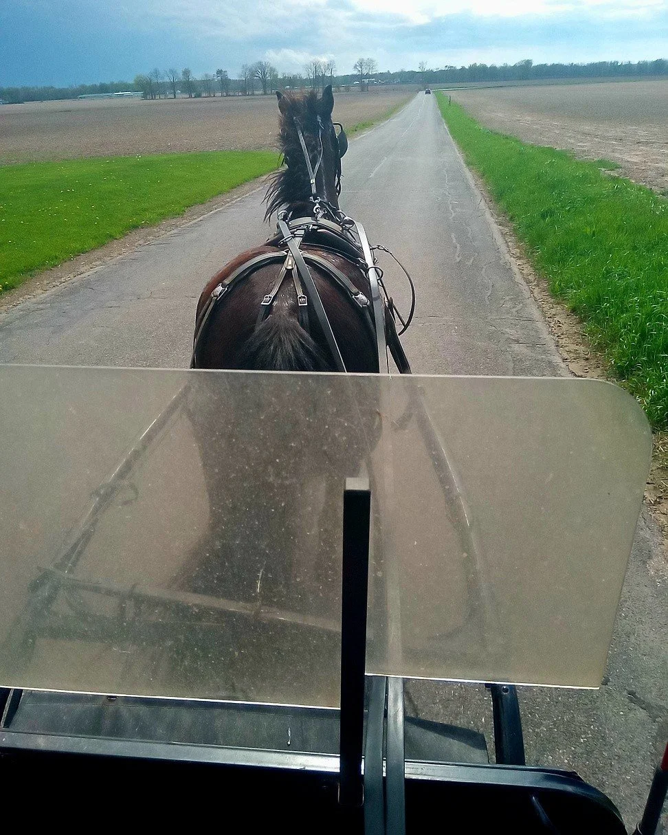We rented an Uber in Shipshawana, IN 🥰--- #rvlife #travelusa