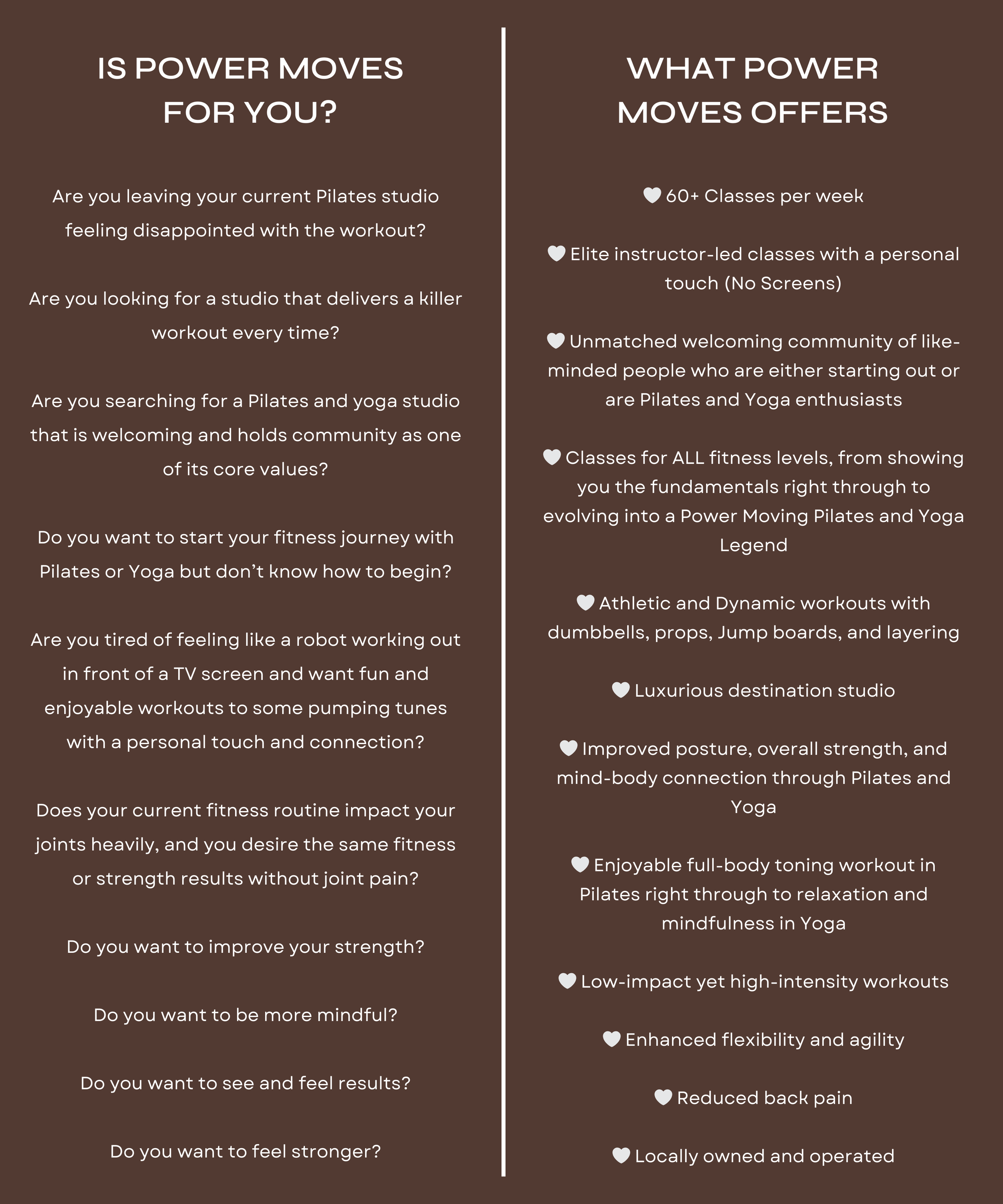 INTRO OFFERS — Power Moves
