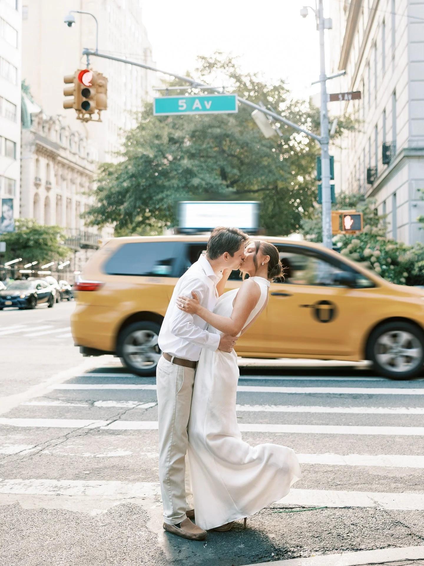 Our New York City love story🚕💍🤍
&bull;
From saying &ldquo;yes&rdquo; in Central Park to celebrating with all of our favorite people tonight&hellip; it feels like the start of the sweetest chapter yet. Every picture holds a little piece of our love