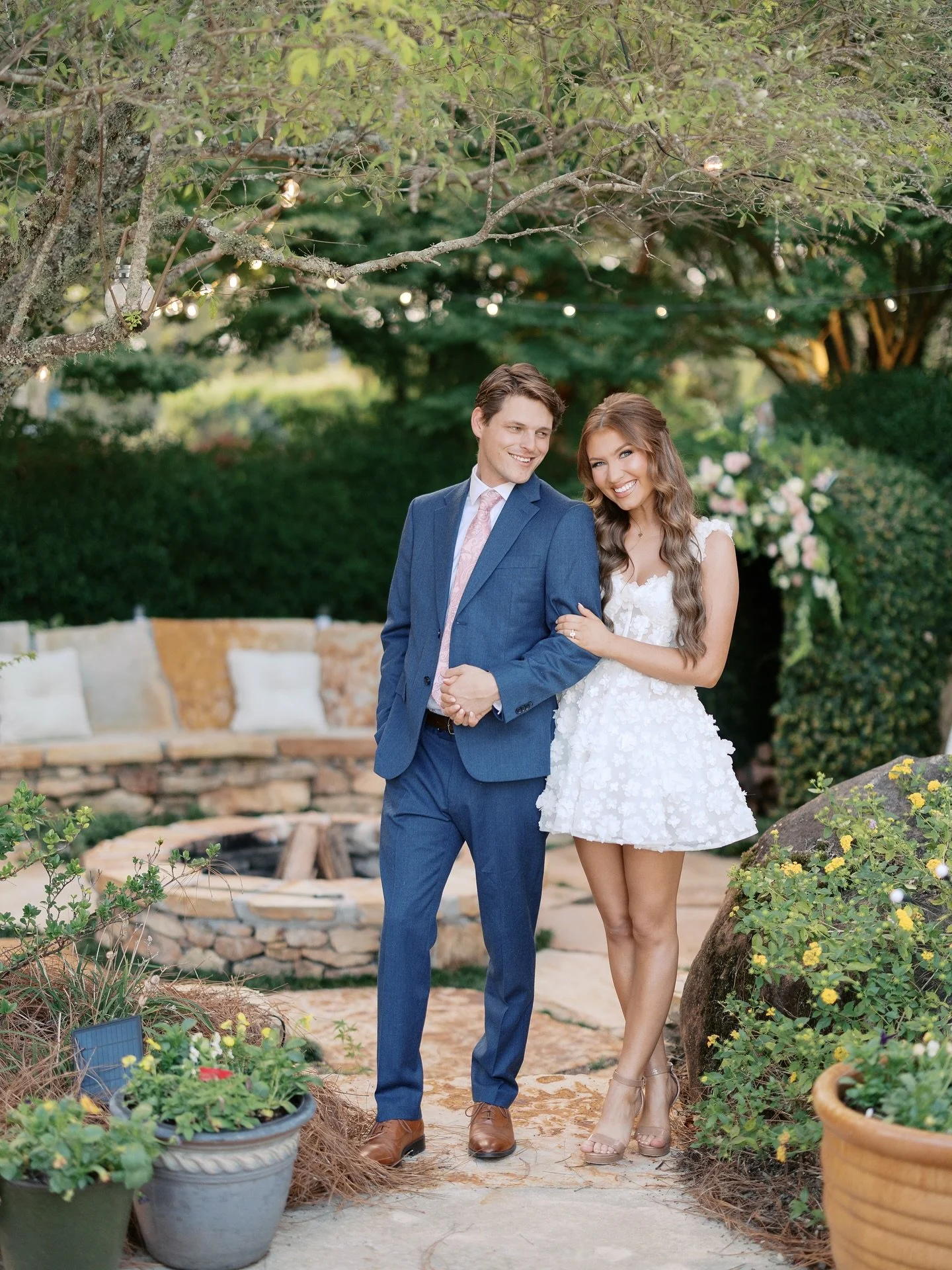 My favorite chapter yet💍🌷
&bull;
Our sweet engagement party vlog just went live on my YouTube🥹 We have TONS of photos to share (prepare to be sick of me) but I wanted to share these first. These were taken before all of our beautiful guests arrive