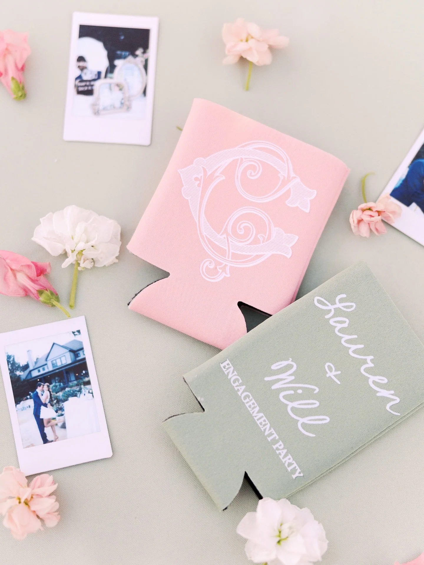 The little details✨🤍🌿
&bull;
When I first started thinking of our engagement party, I knew I wanted it to be similar to our Central Park engagement. Will had the most beautiful pink and green florals (pink goes good with green😉) which was the insp