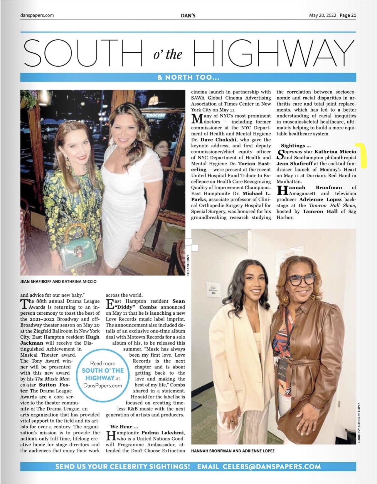 DAN'S PAPER SOUTH o’the HIGHWAY &amp; NORTH TOO..