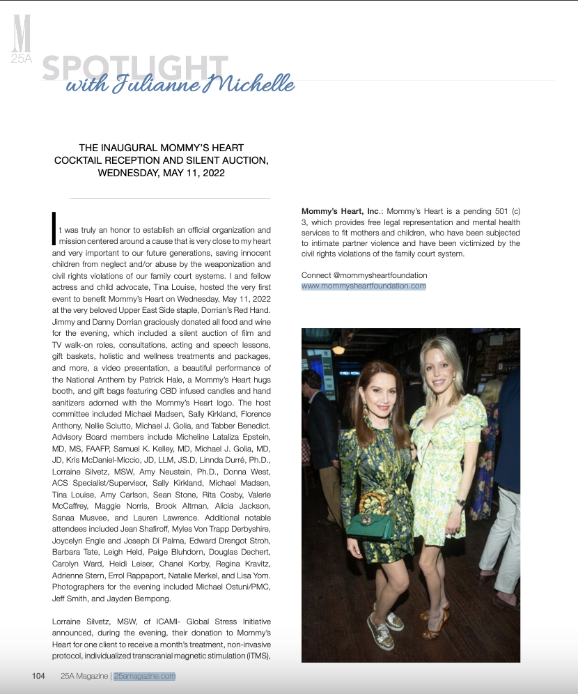 THE INAUGURAL MOMMY'S HEART COCKTAIL RECEPTION AND SILENT AUCTION JUNE 2022.