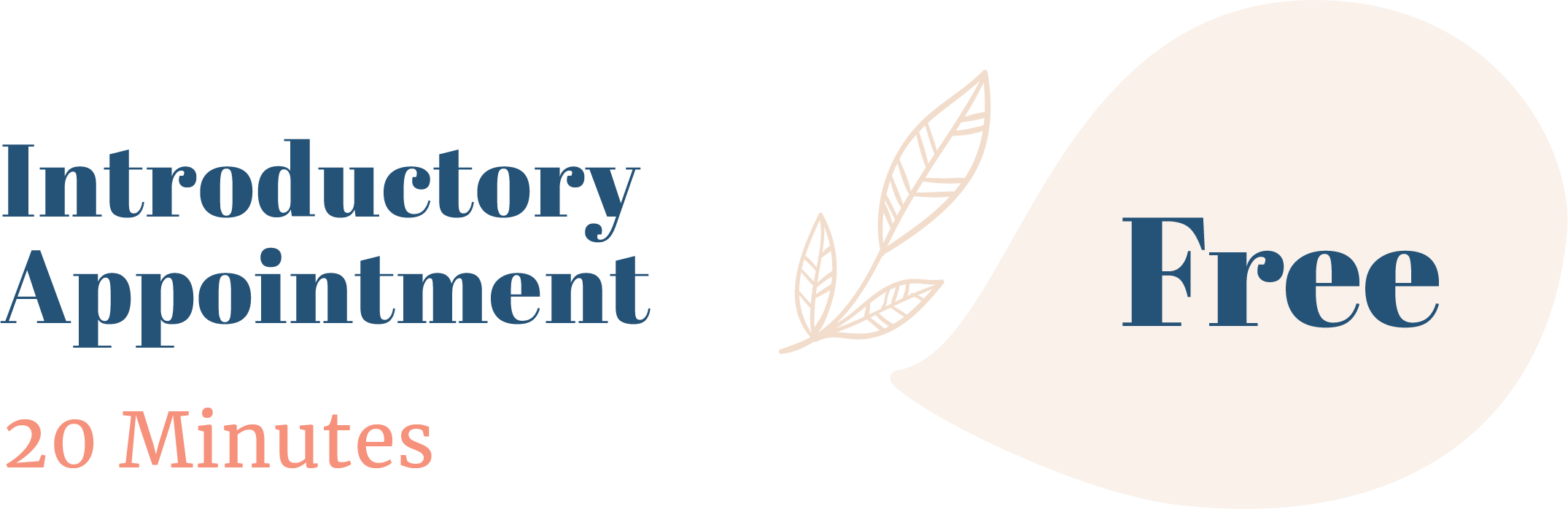 Introductory nutrition appointment. Free 20-minute consultation.