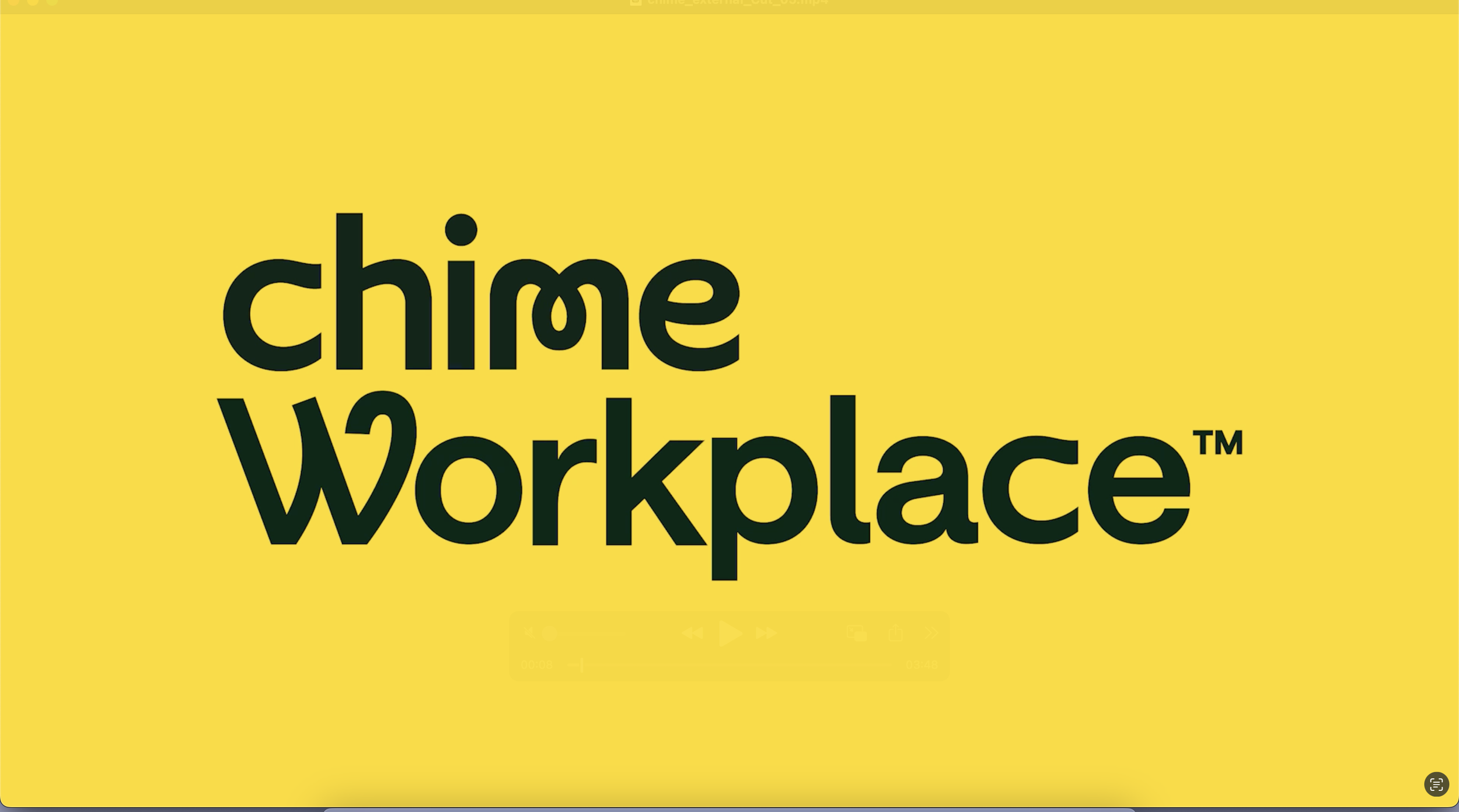 Chime Workplace Announcement