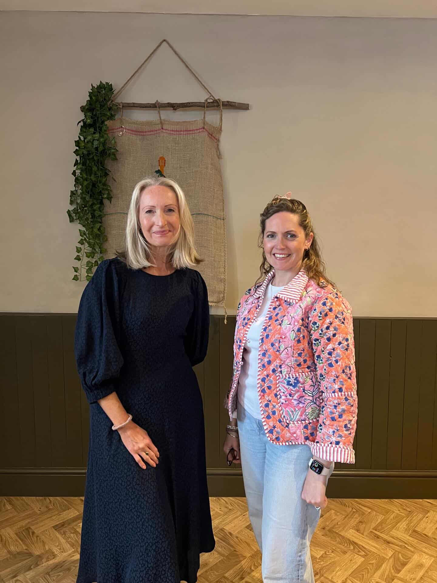 Julie and Kate Oakley speaking together at an event in Bristol.png