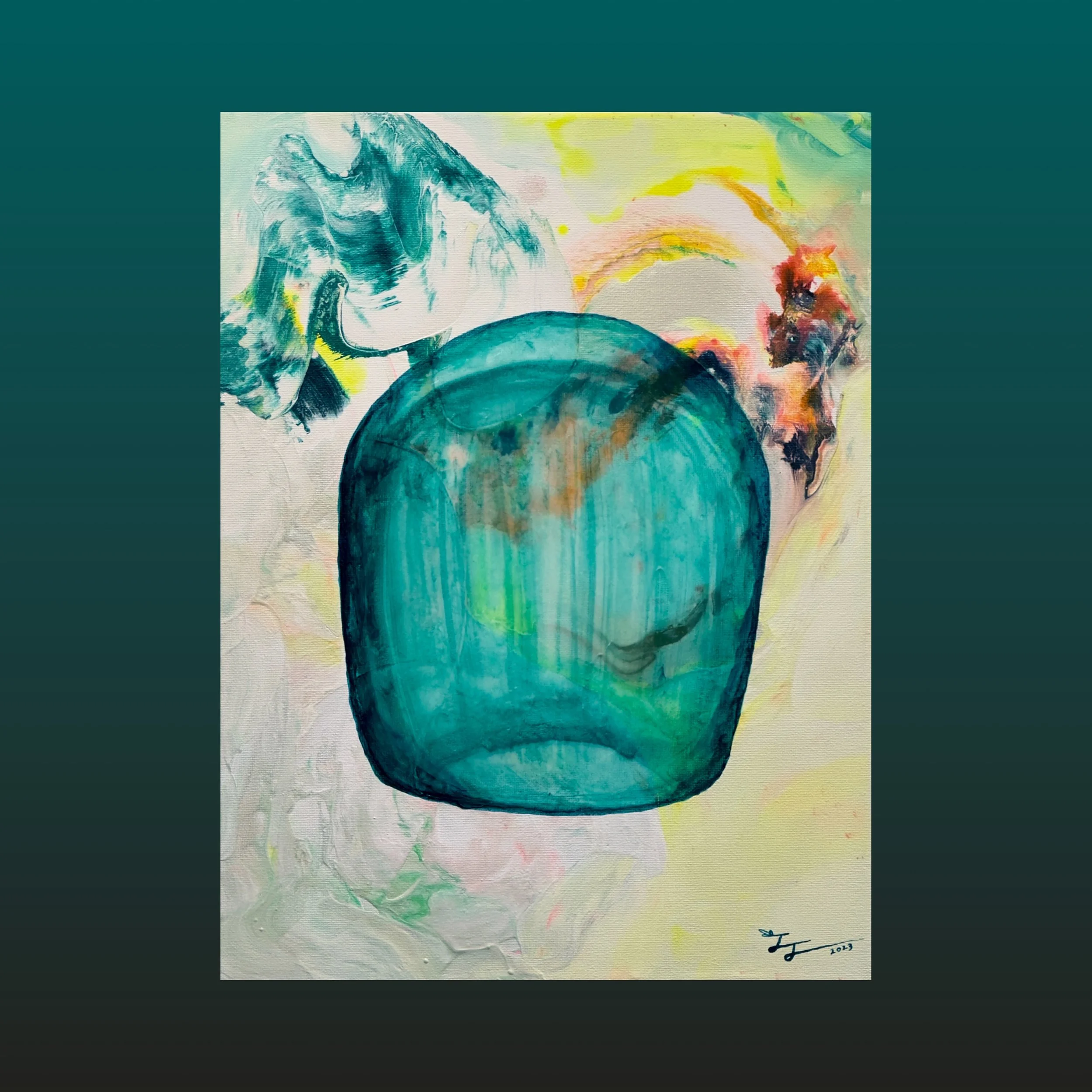 세대의 창 #1 The Window Of Generations #1, Acrylic on canvas, 30× 40cm, 2023